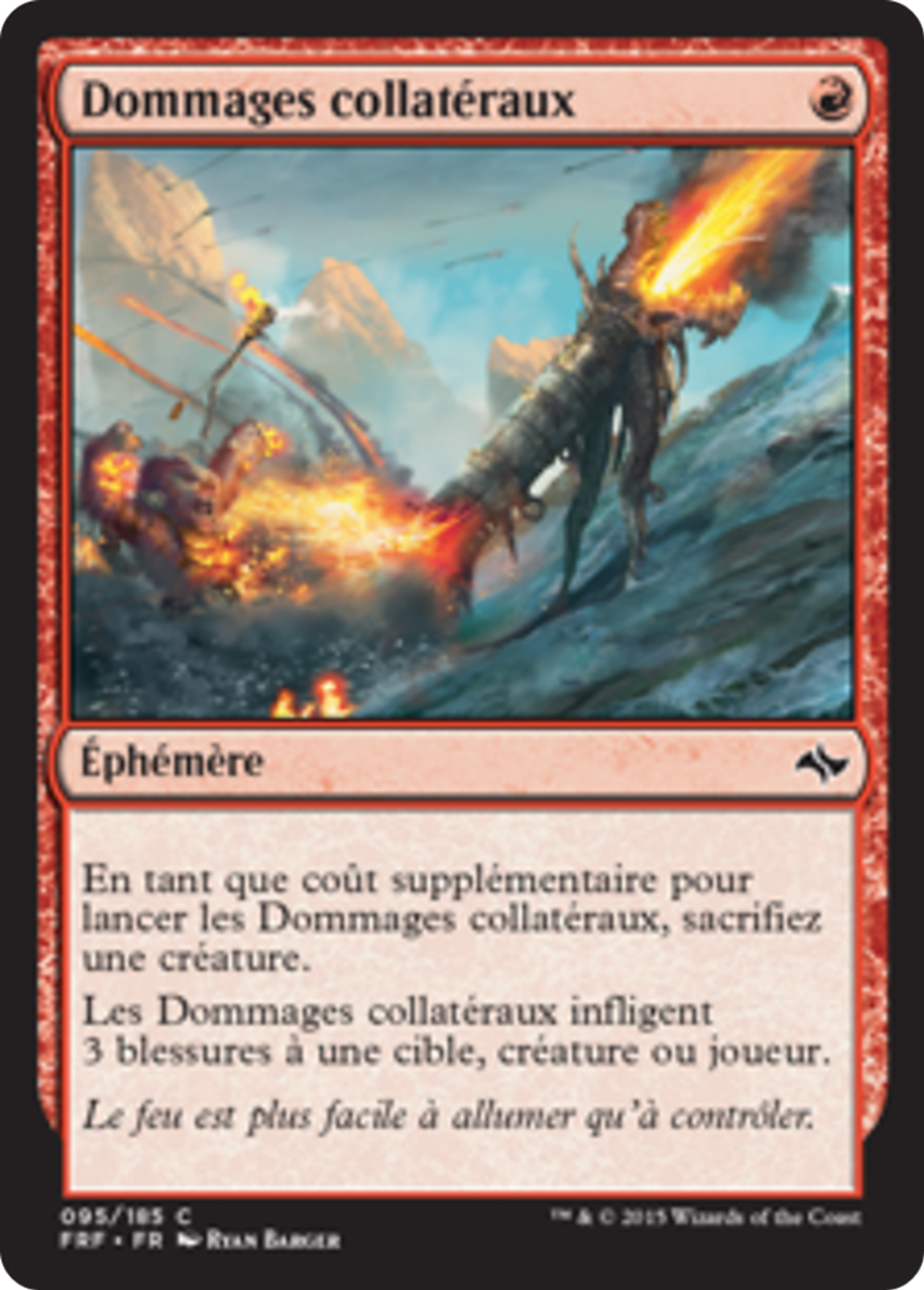 Dommages collatéraux — Fate Reforged — Magic: The Gathering