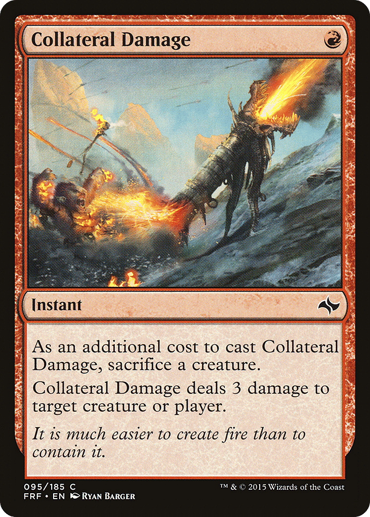 Collateral Damage — Fate Reforged — Magic: The Gathering