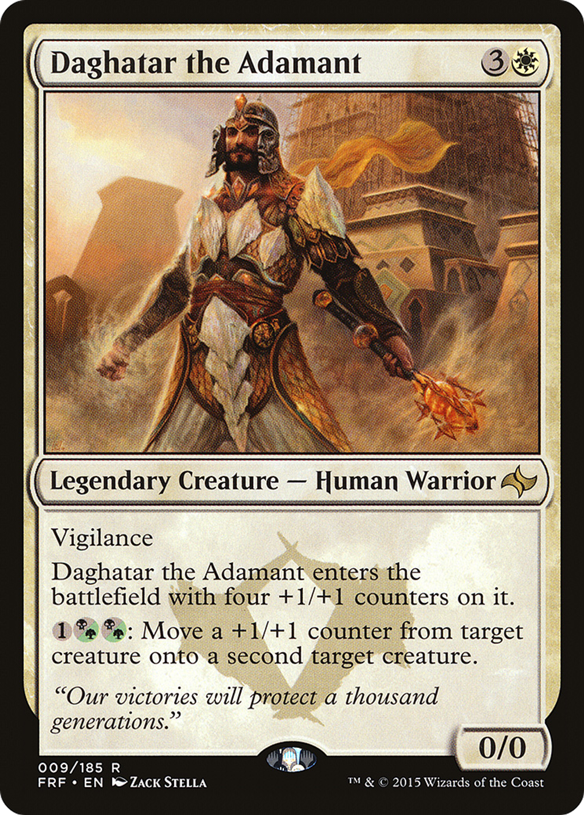 Daghatar the Adamant — Fate Reforged — Magic: The Gathering