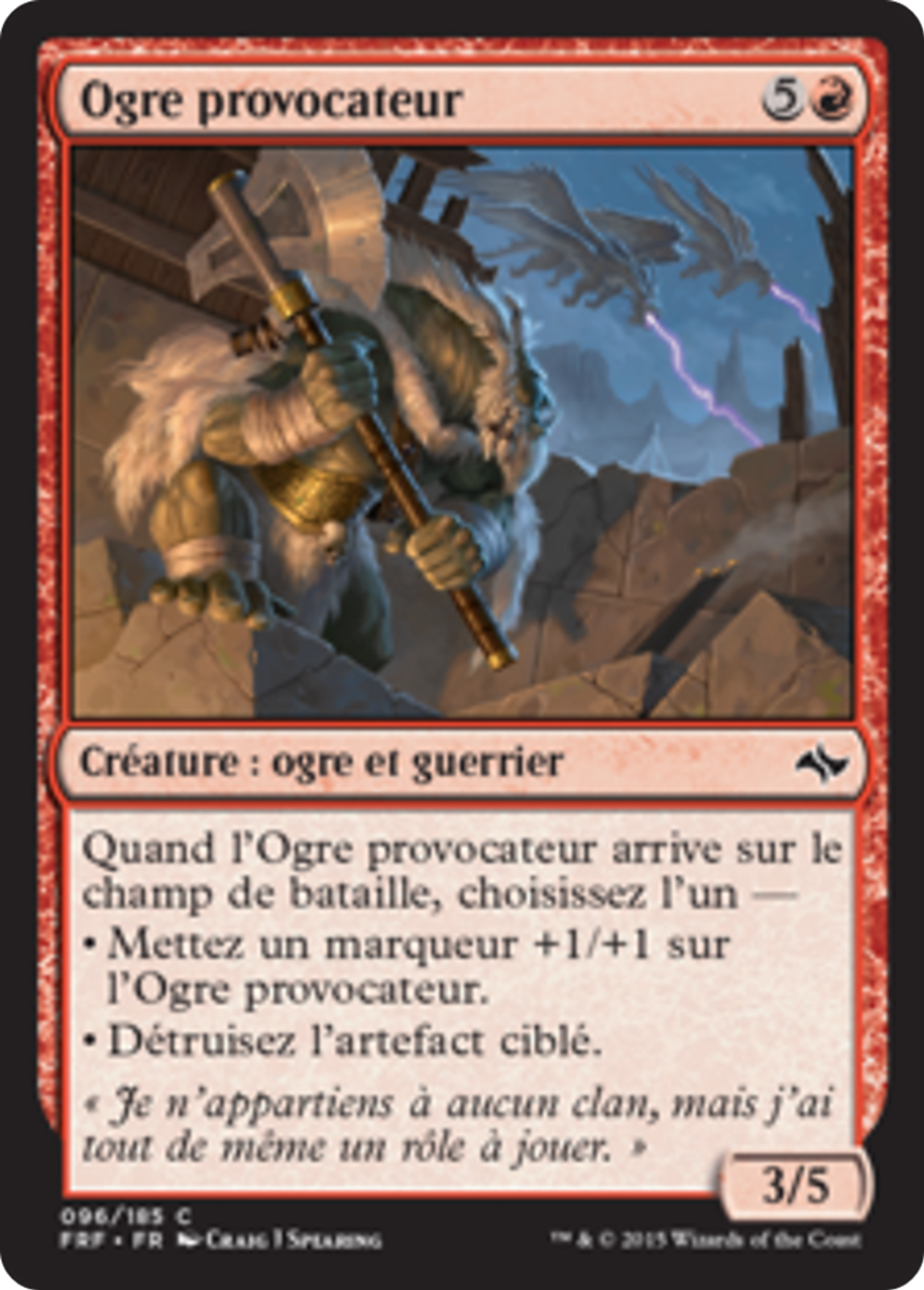 Ogre provocateur — Fate Reforged — Magic: The Gathering