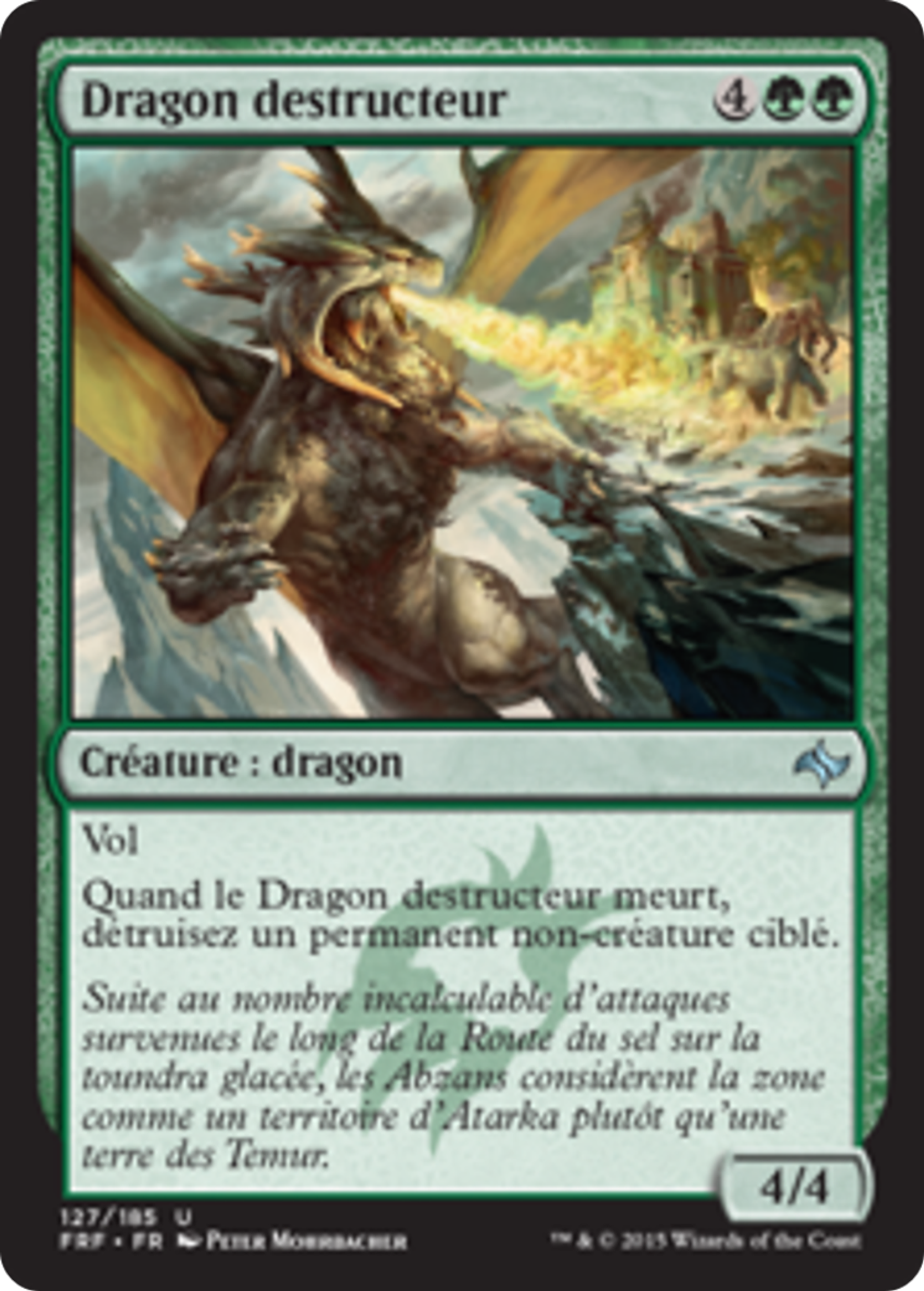 Dragon destructeur — Fate Reforged — Magic: The Gathering