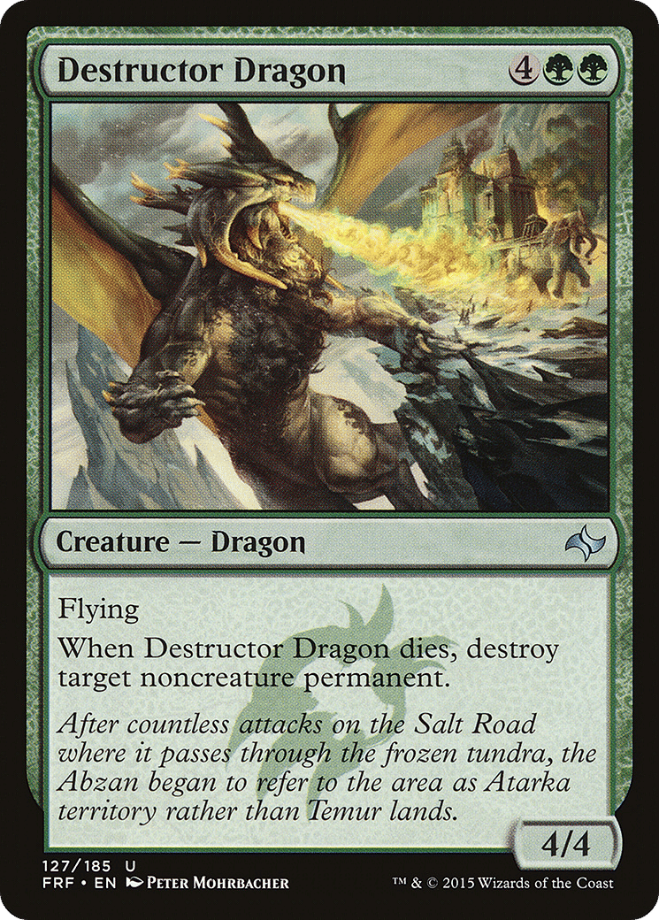 Destructor Dragon — Fate Reforged — Magic: The Gathering
