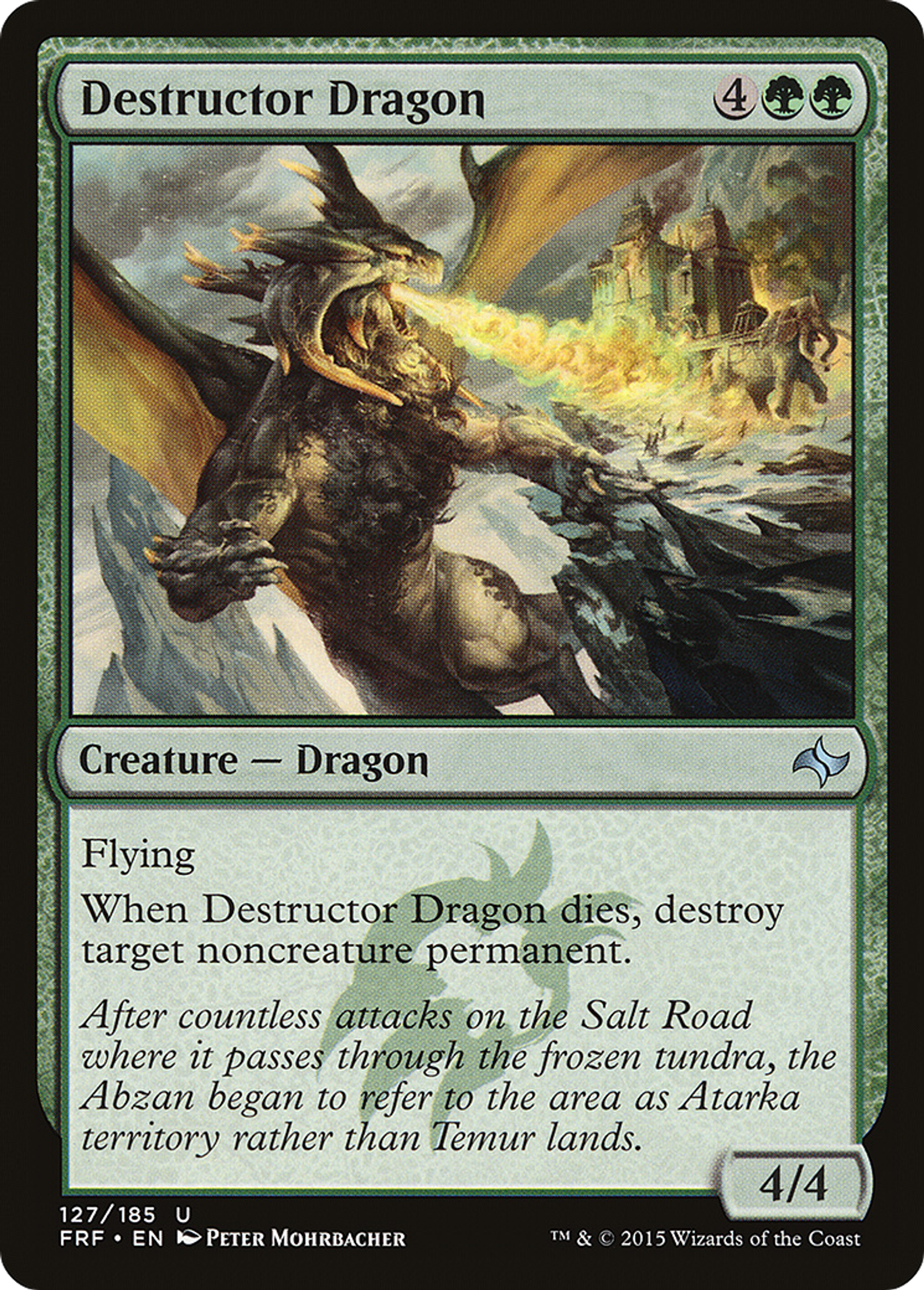 Destructor Dragon — Fate Reforged — Magic: The Gathering
