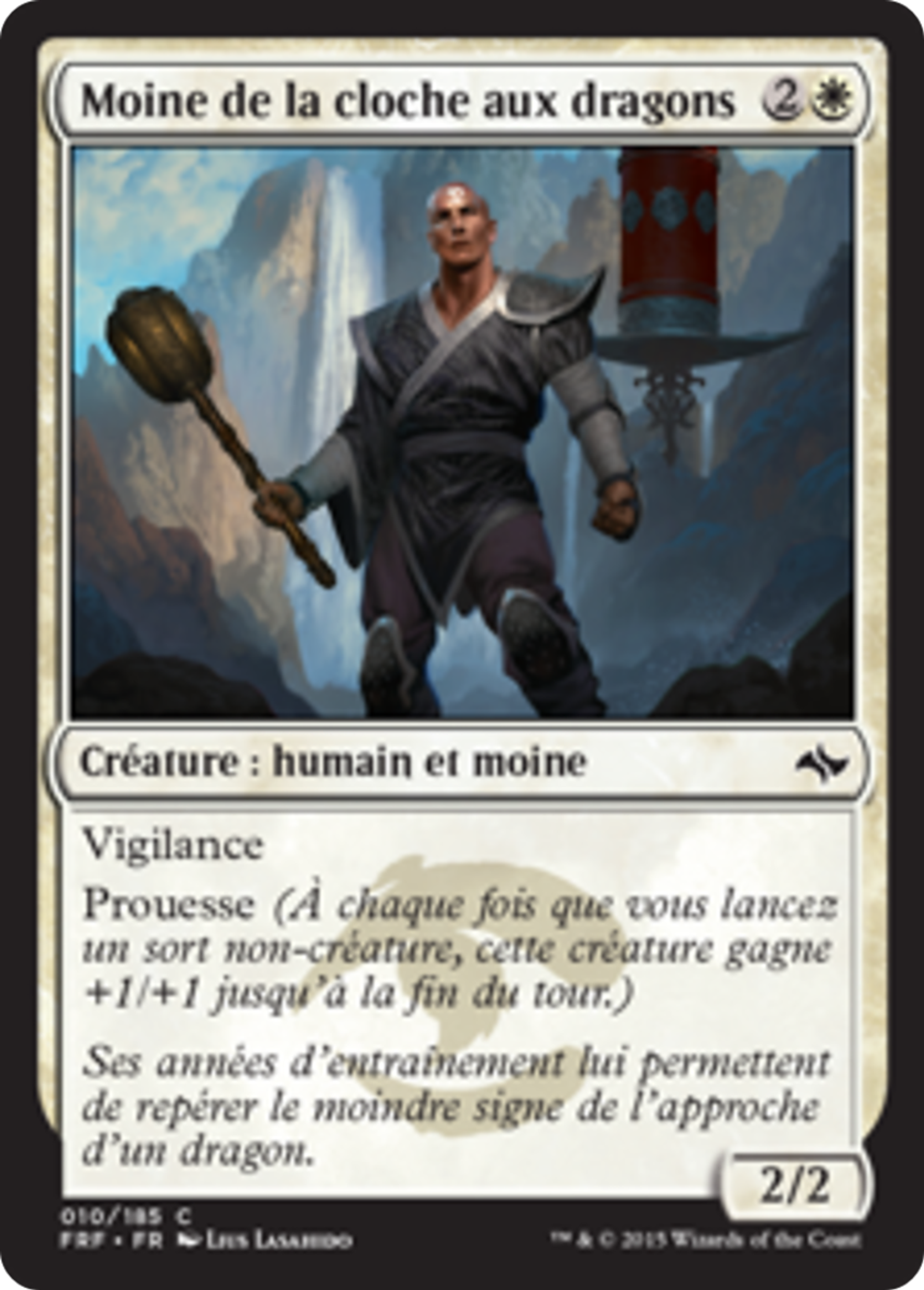Moine de la cloche aux dragons — Fate Reforged — Magic: The Gathering