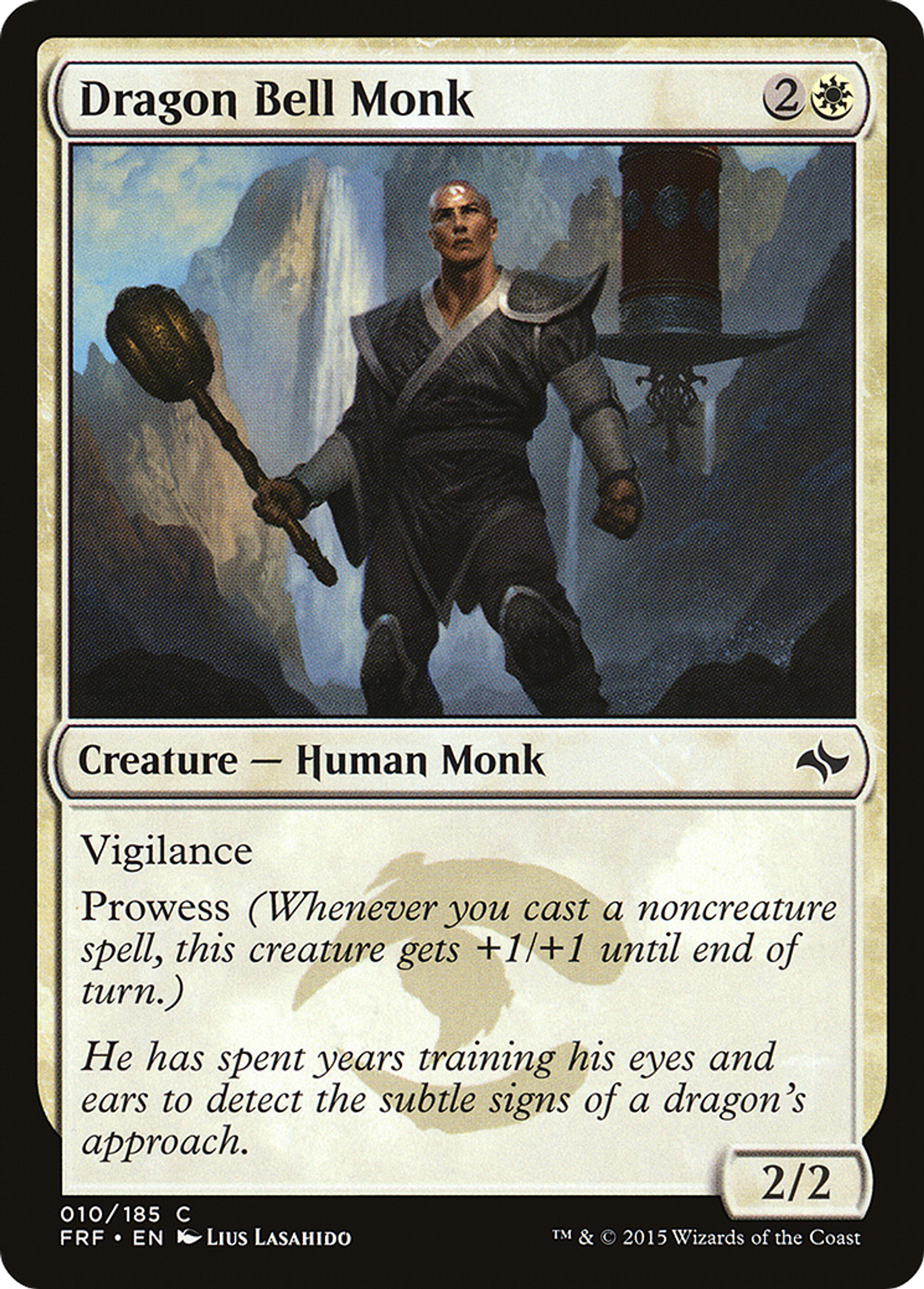 Dragon Bell Monk — Fate Reforged — Magic: The Gathering