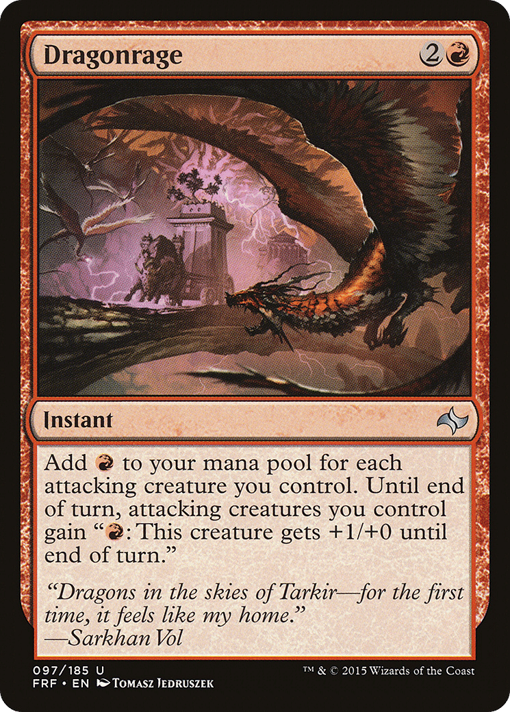 Dragonrage — Fate Reforged — Magic: The Gathering