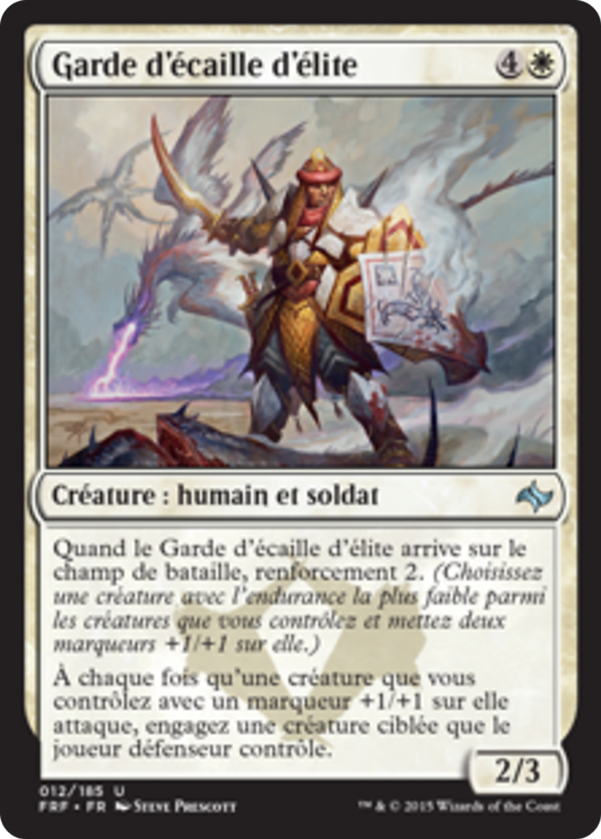 Garde d'écaille d'élite — Fate Reforged — Magic: The Gathering