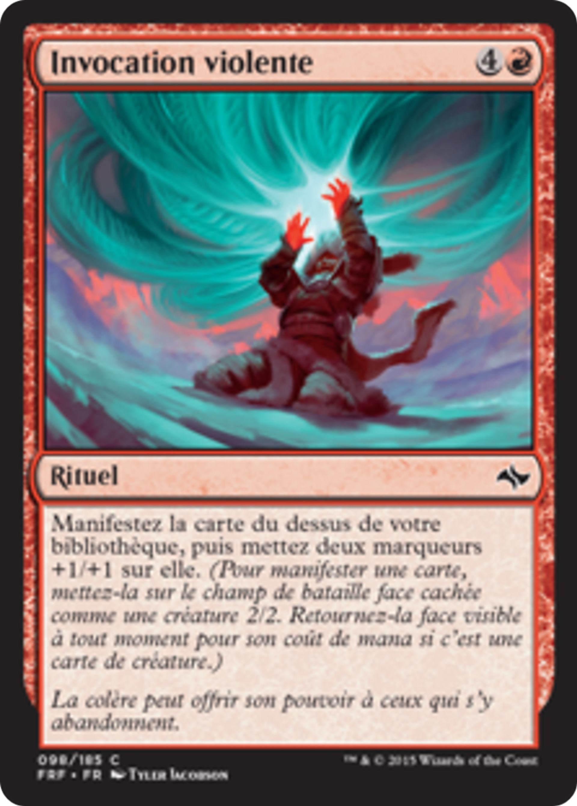 Invocation violente — Fate Reforged — Magic: The Gathering