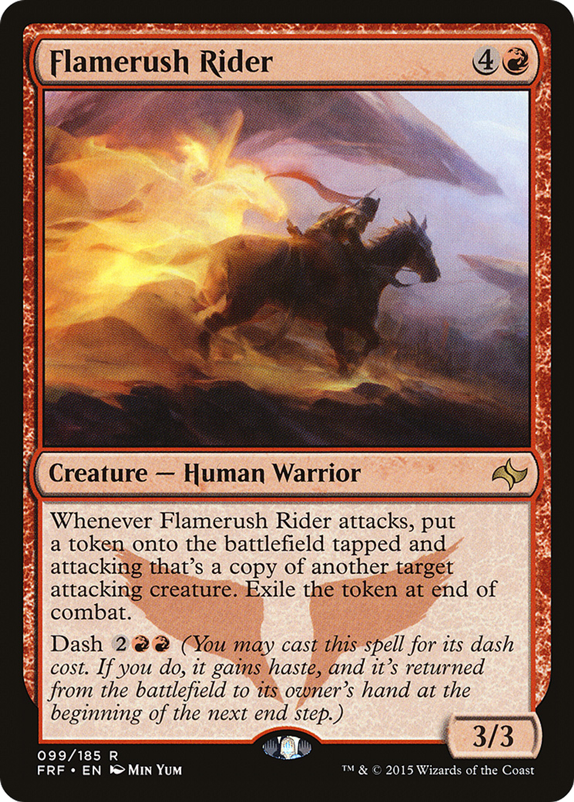 Flamerush Rider — Fate Reforged — Magic: The Gathering