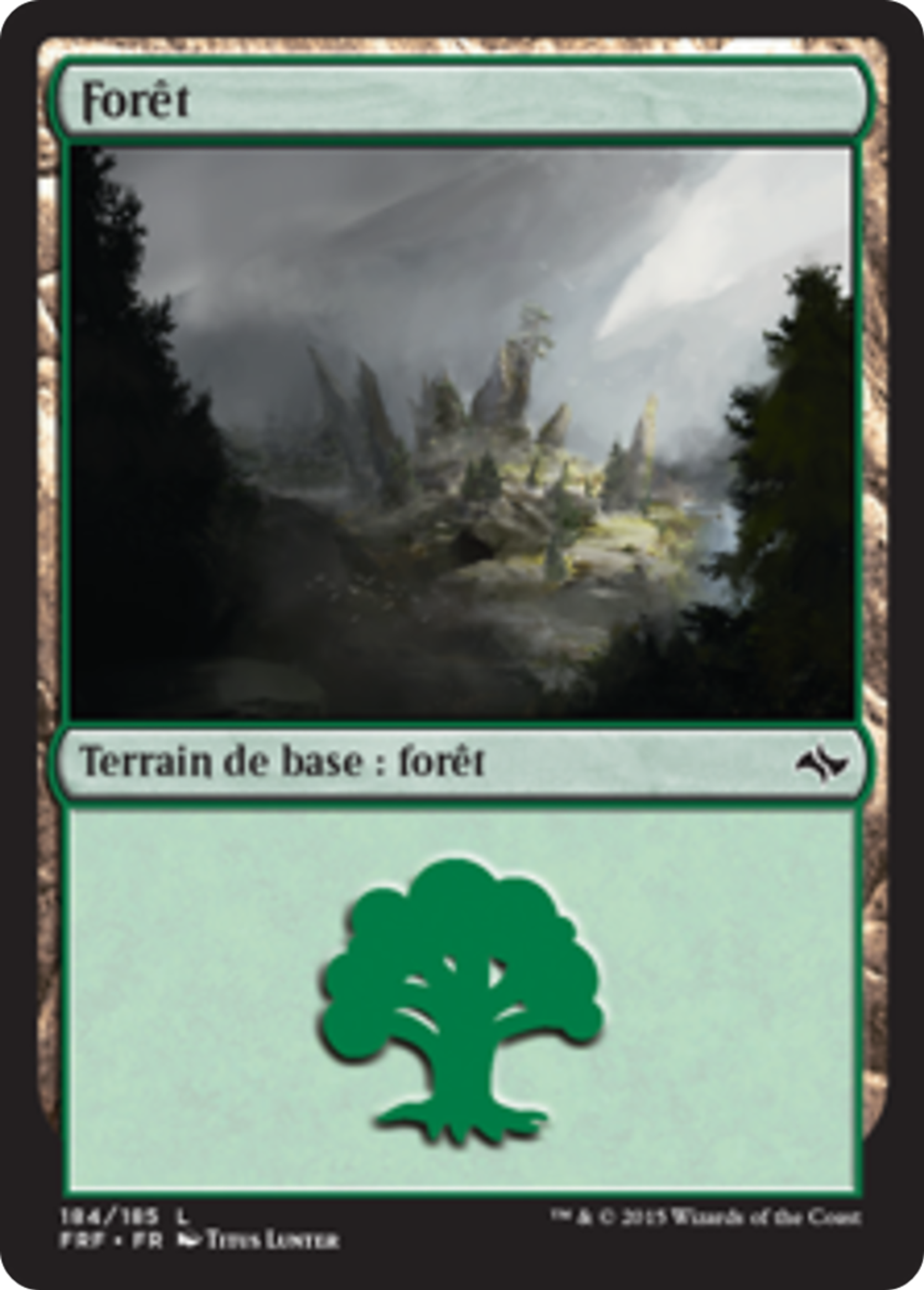 Forêt — Fate Reforged — Magic: The Gathering