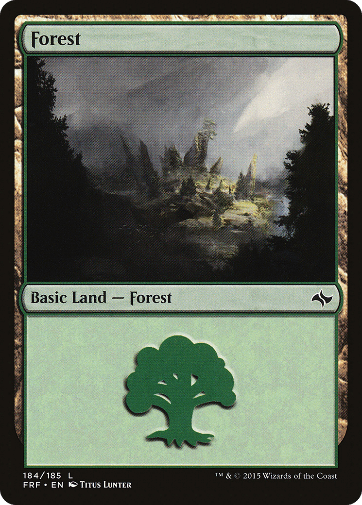 Forest — Fate Reforged — Magic: The Gathering