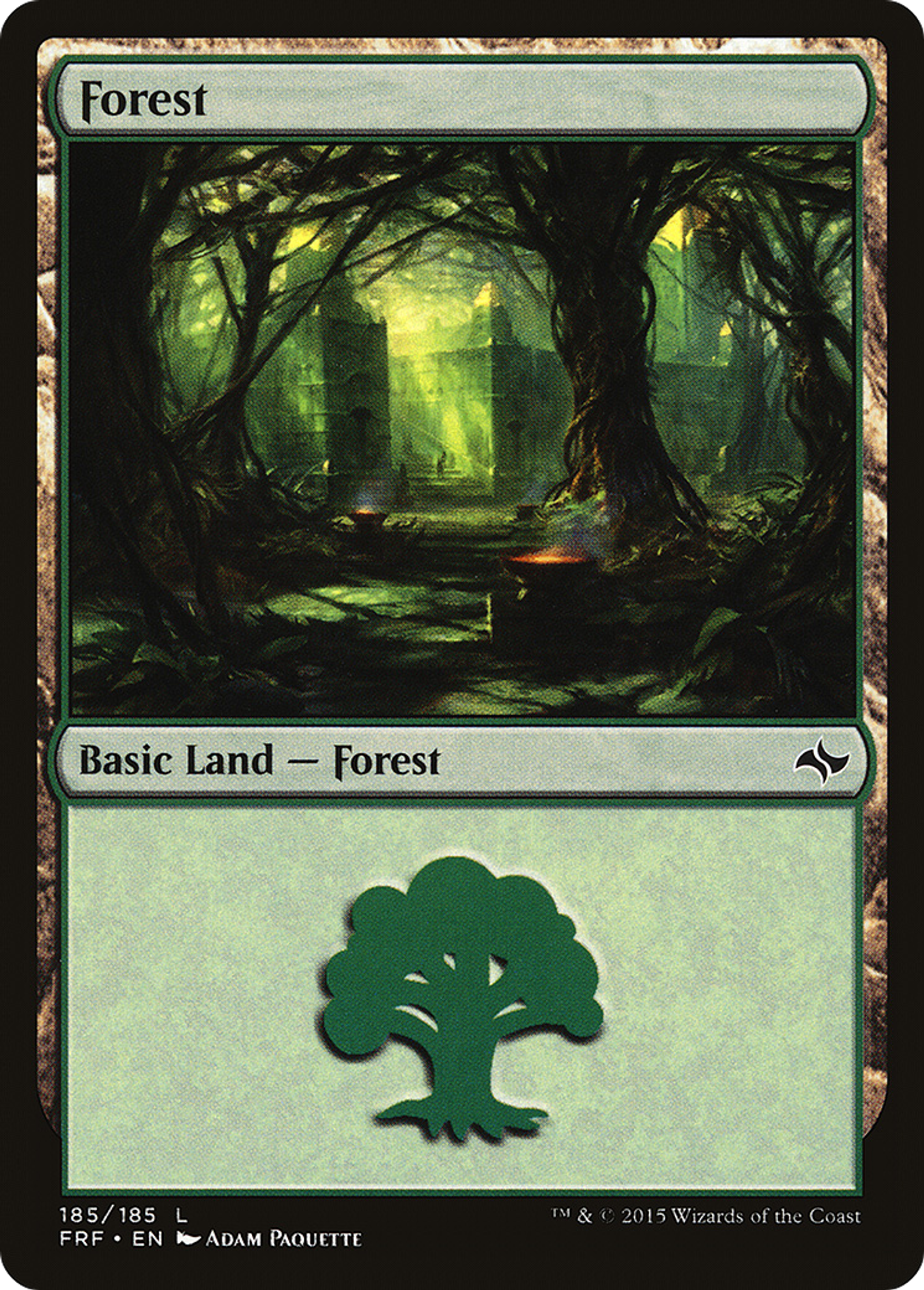 Forest — Fate Reforged — Magic: The Gathering