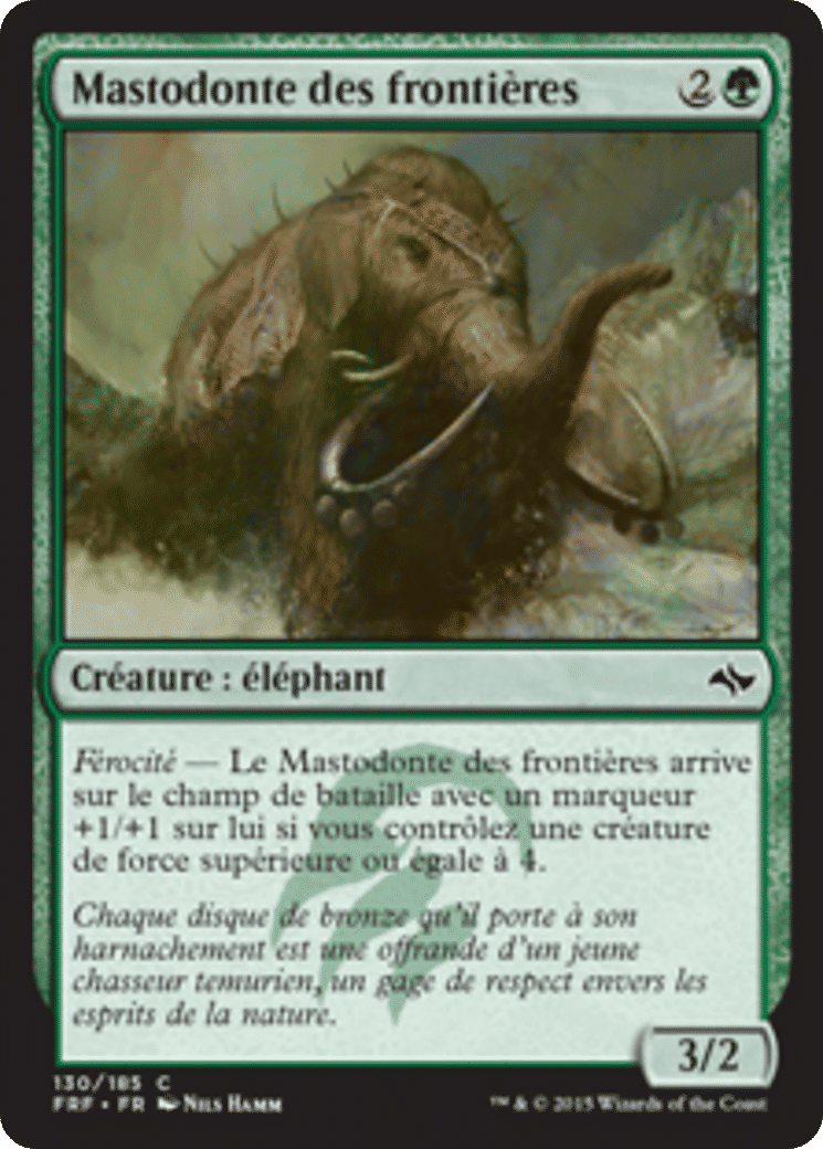 Mastodonte des frontières — Fate Reforged — Magic: The Gathering