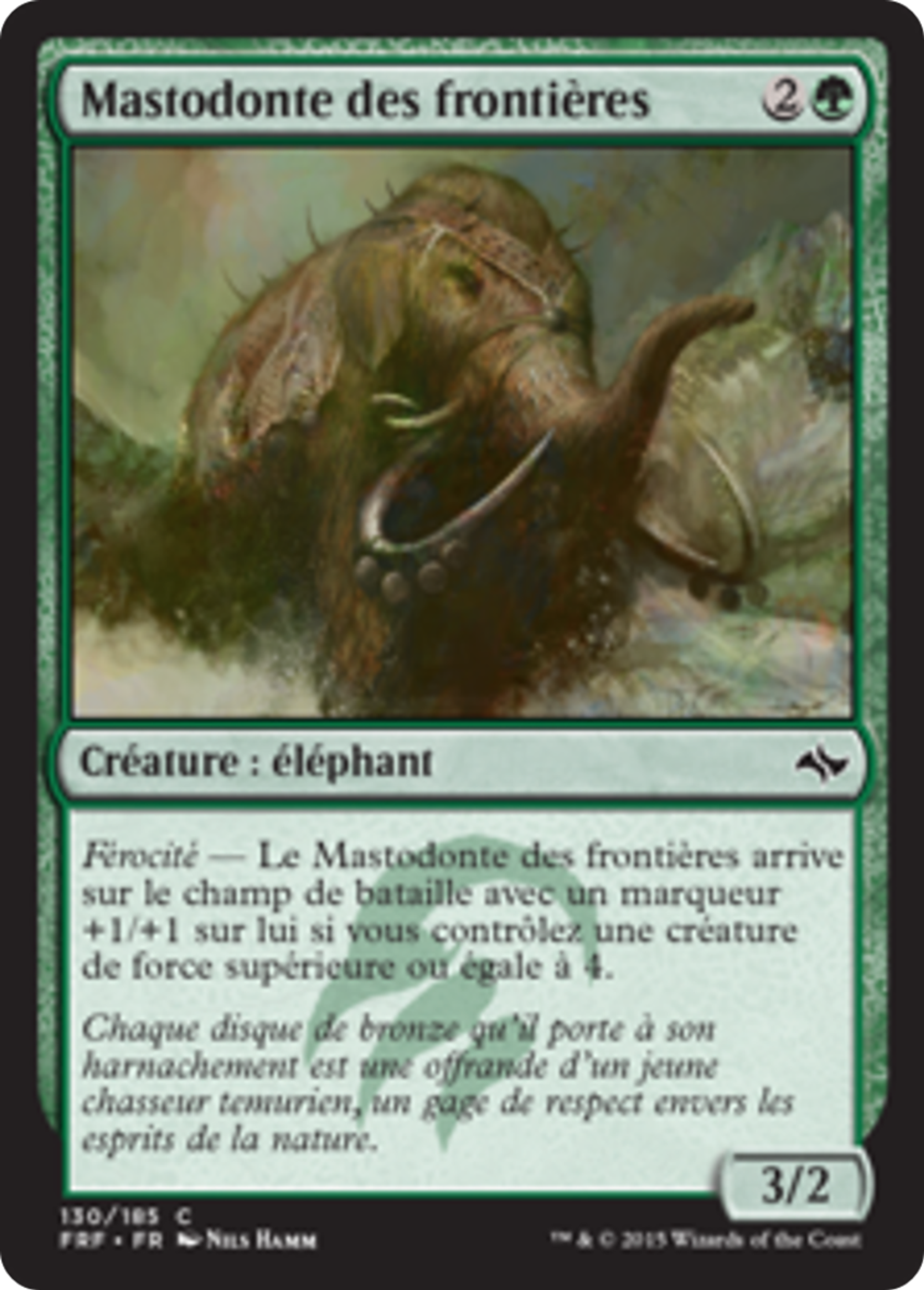 Mastodonte des frontières — Fate Reforged — Magic: The Gathering