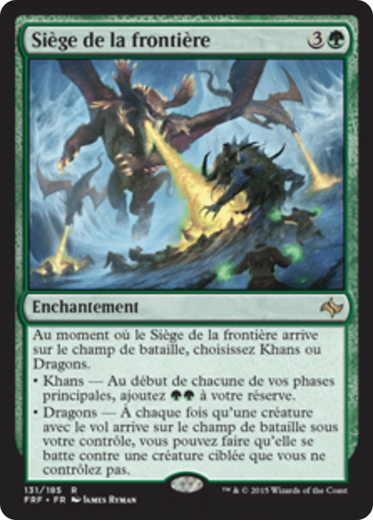 Siège de la frontière — Fate Reforged — Magic: The Gathering