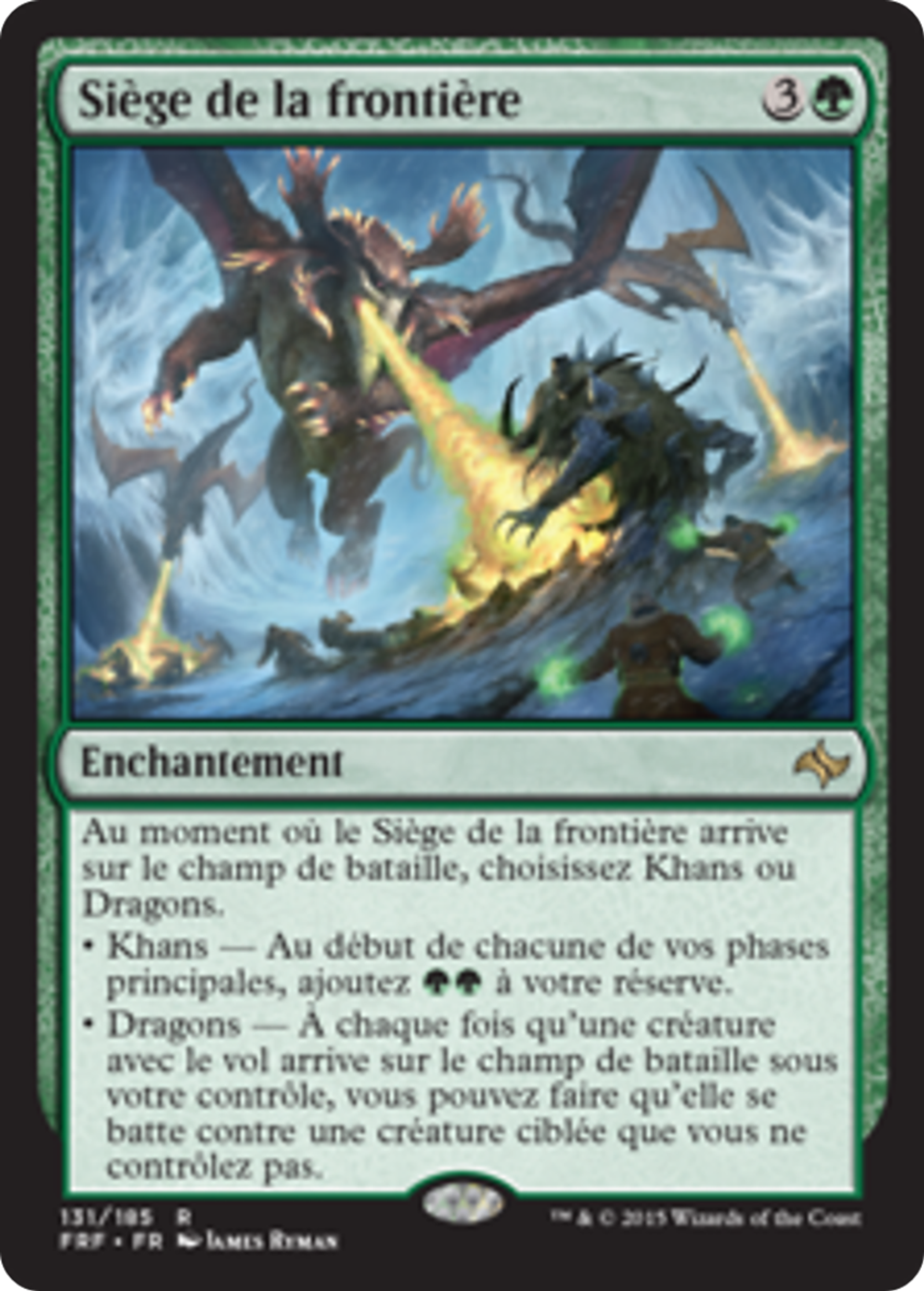 Siège de la frontière — Fate Reforged — Magic: The Gathering