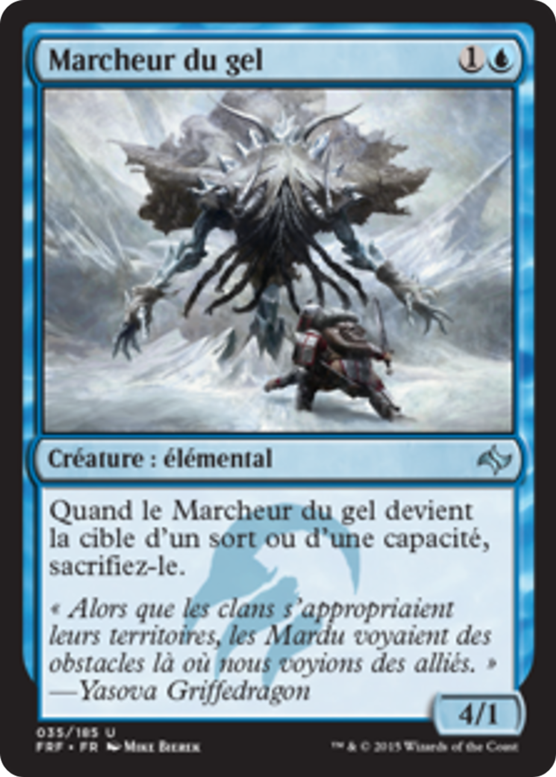 Marcheur du gel — Fate Reforged — Magic: The Gathering