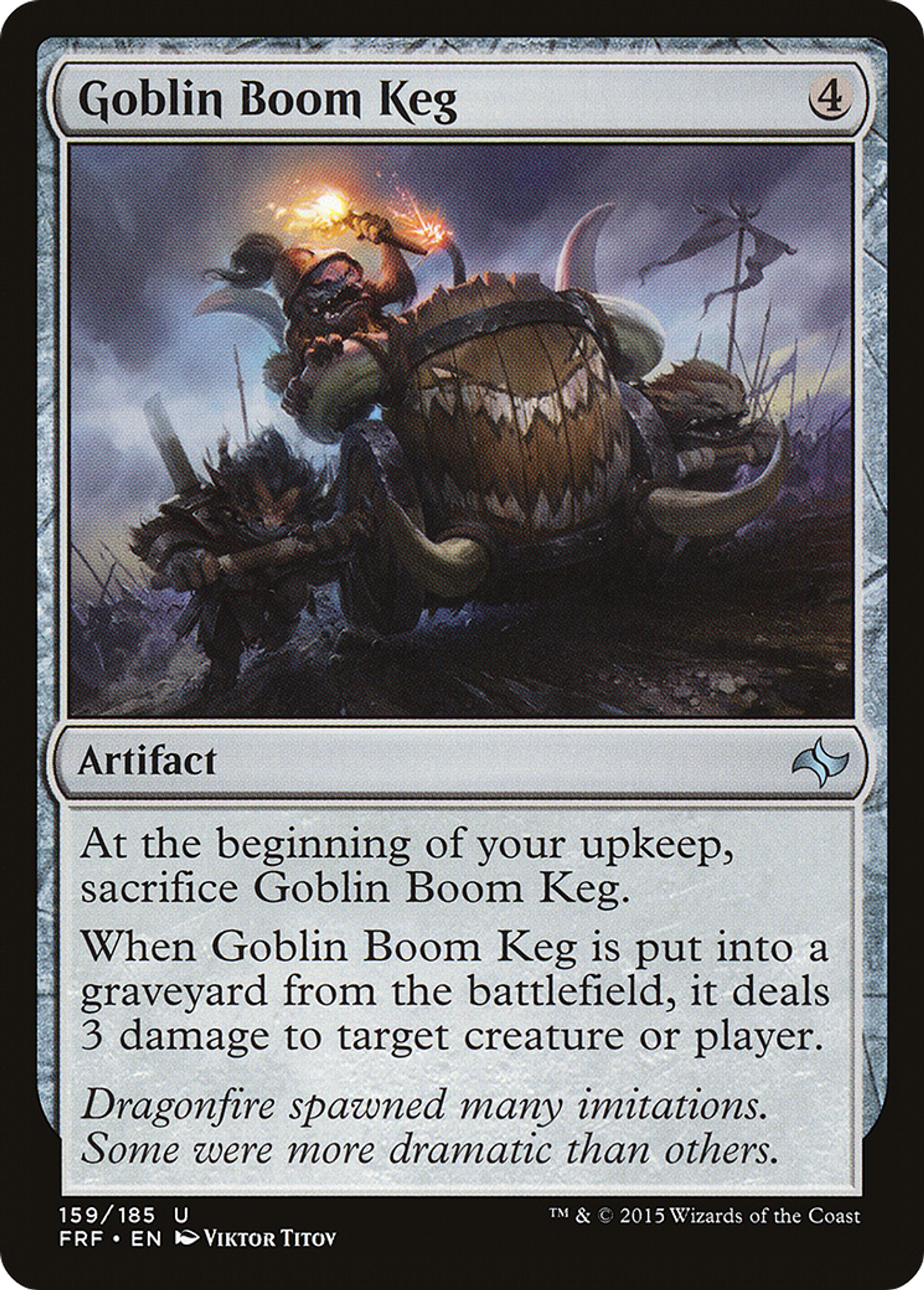Goblin Boom Keg — Fate Reforged — Magic: The Gathering