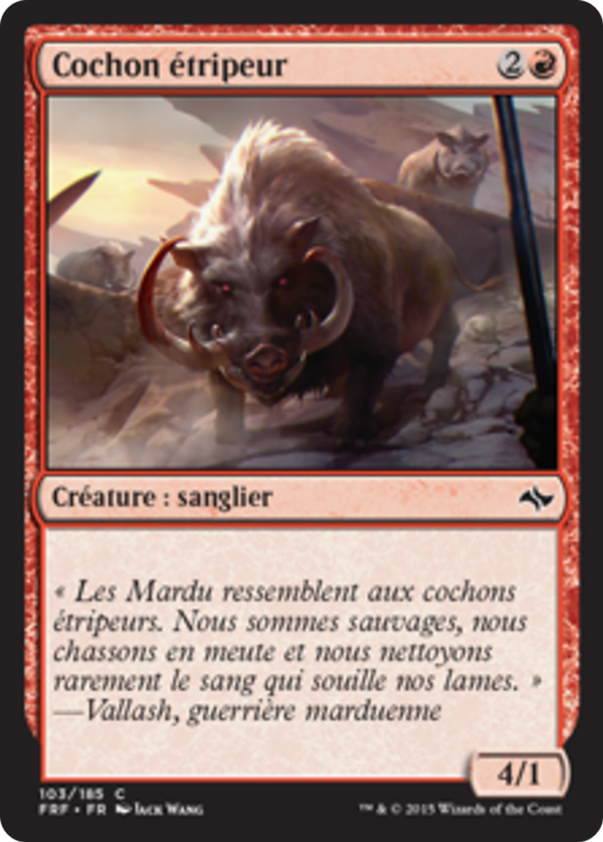 Cochon étripeur — Fate Reforged — Magic: The Gathering