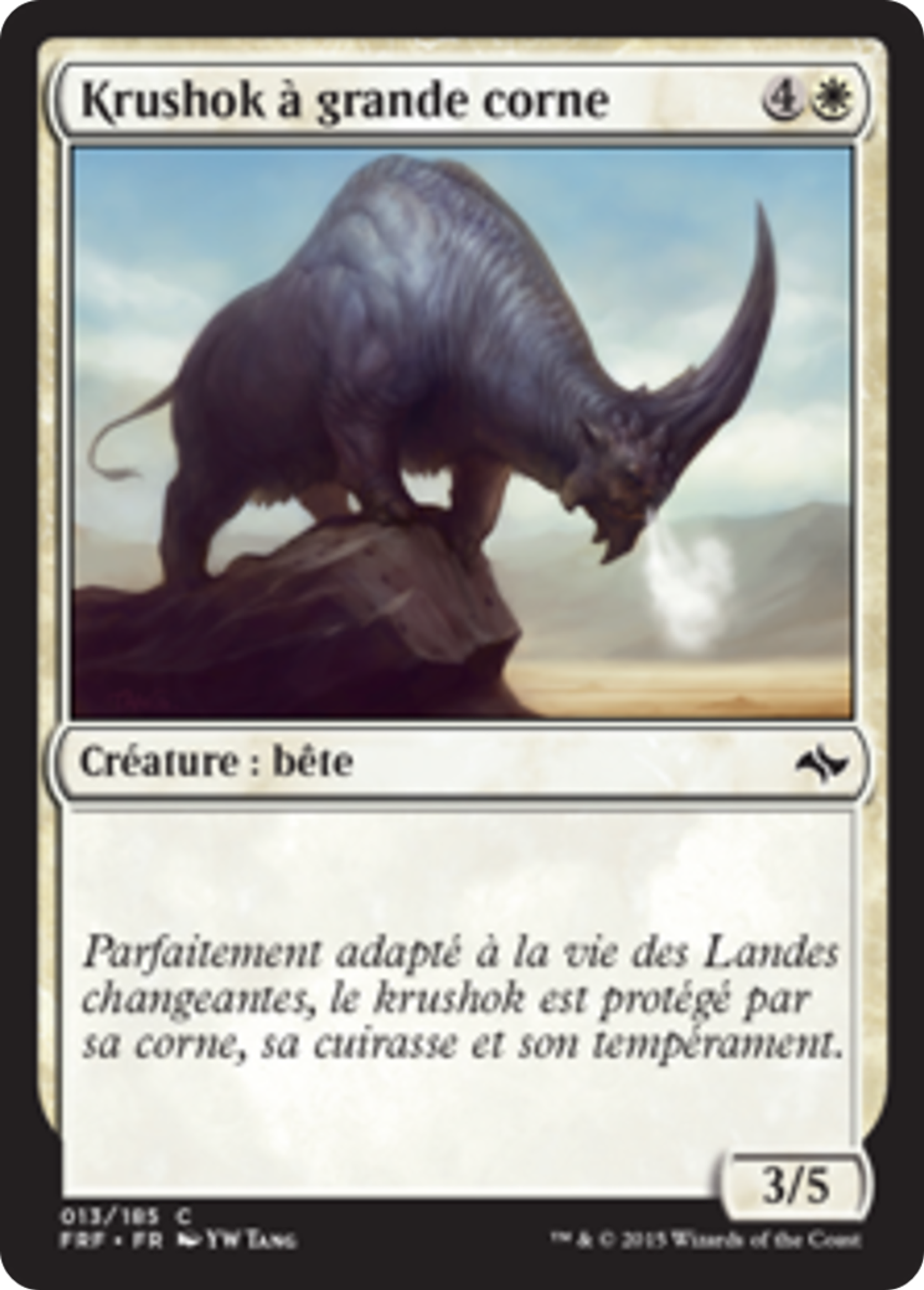 Krushok à grande corne — Fate Reforged — Magic: The Gathering