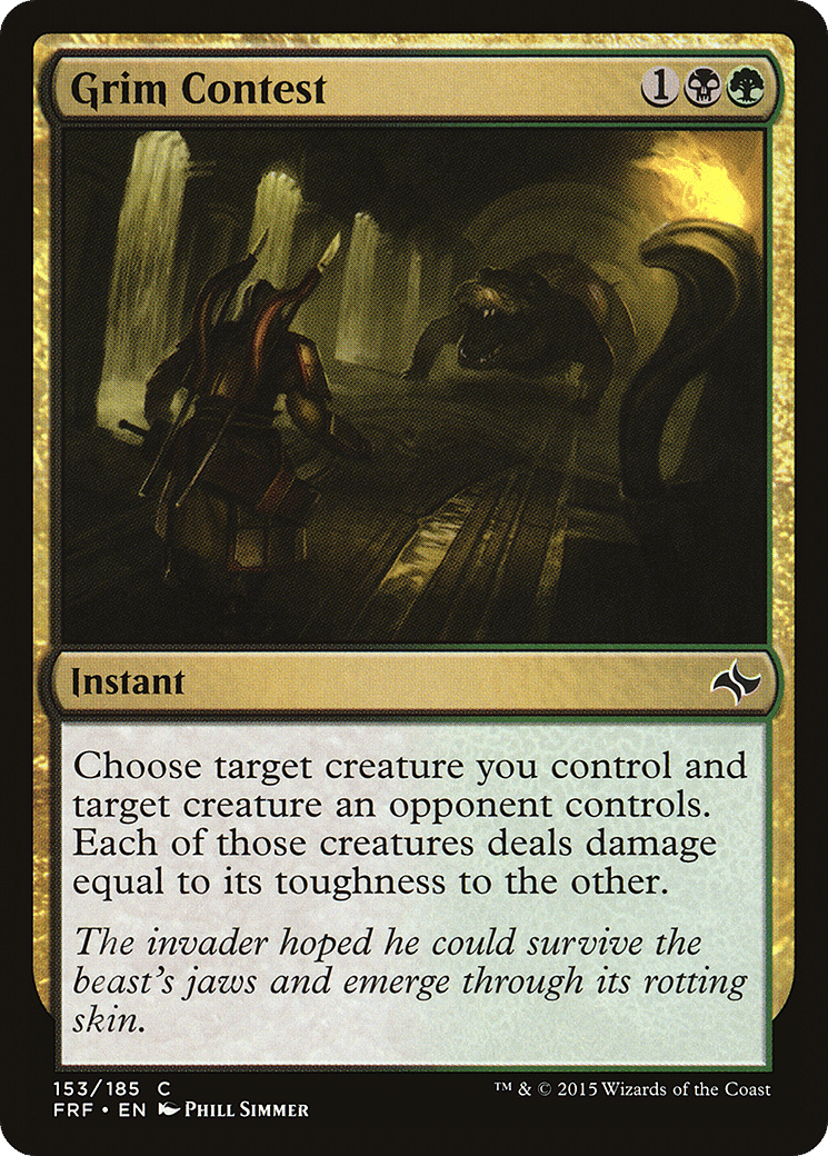 Grim Contest — Fate Reforged — Magic: The Gathering