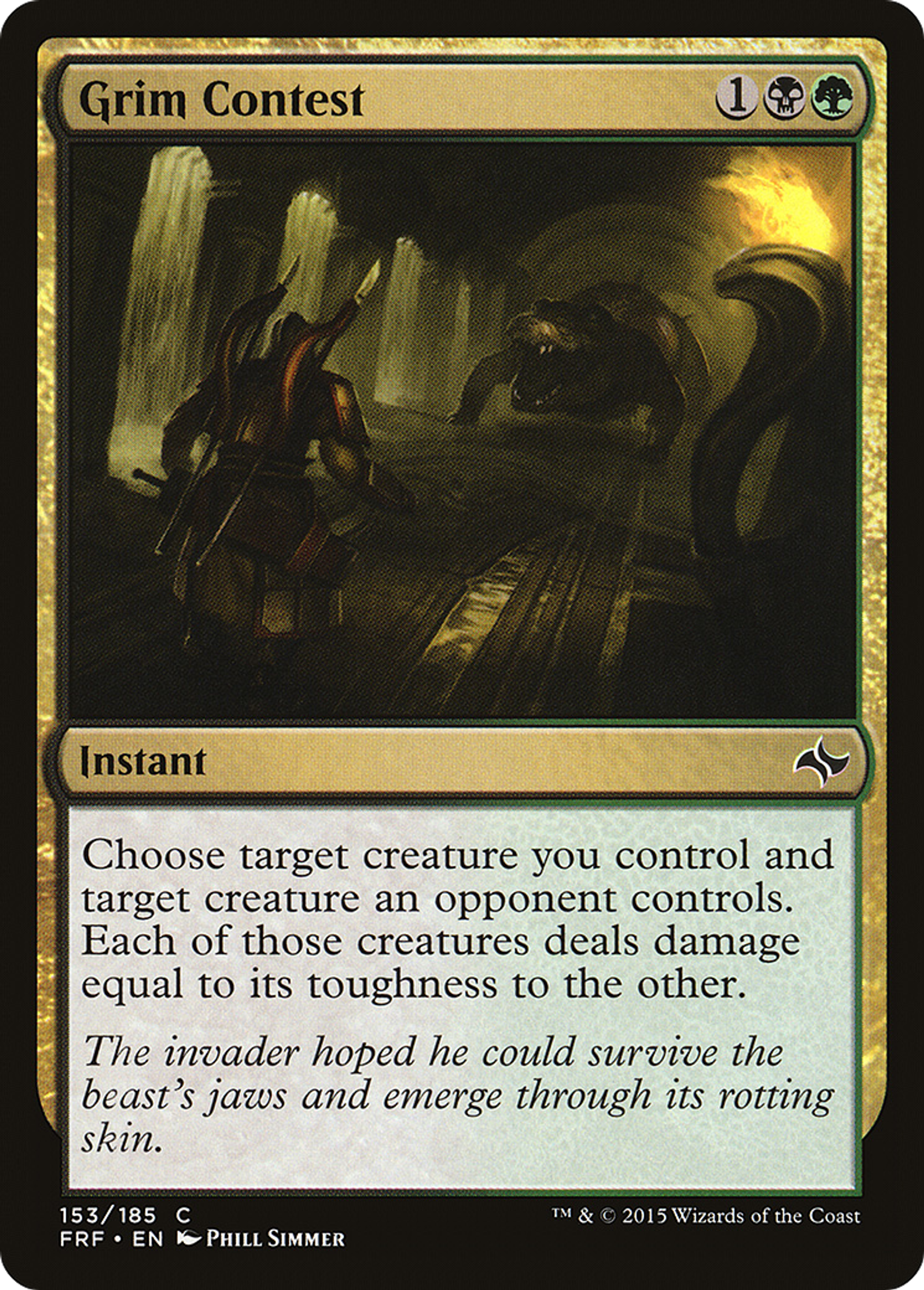 Grim Contest — Fate Reforged — Magic: The Gathering