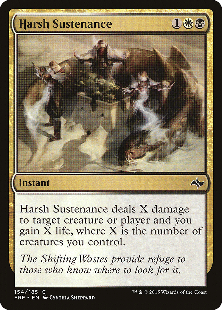 Subsistance difficile — Fate Reforged — Magic: The Gathering