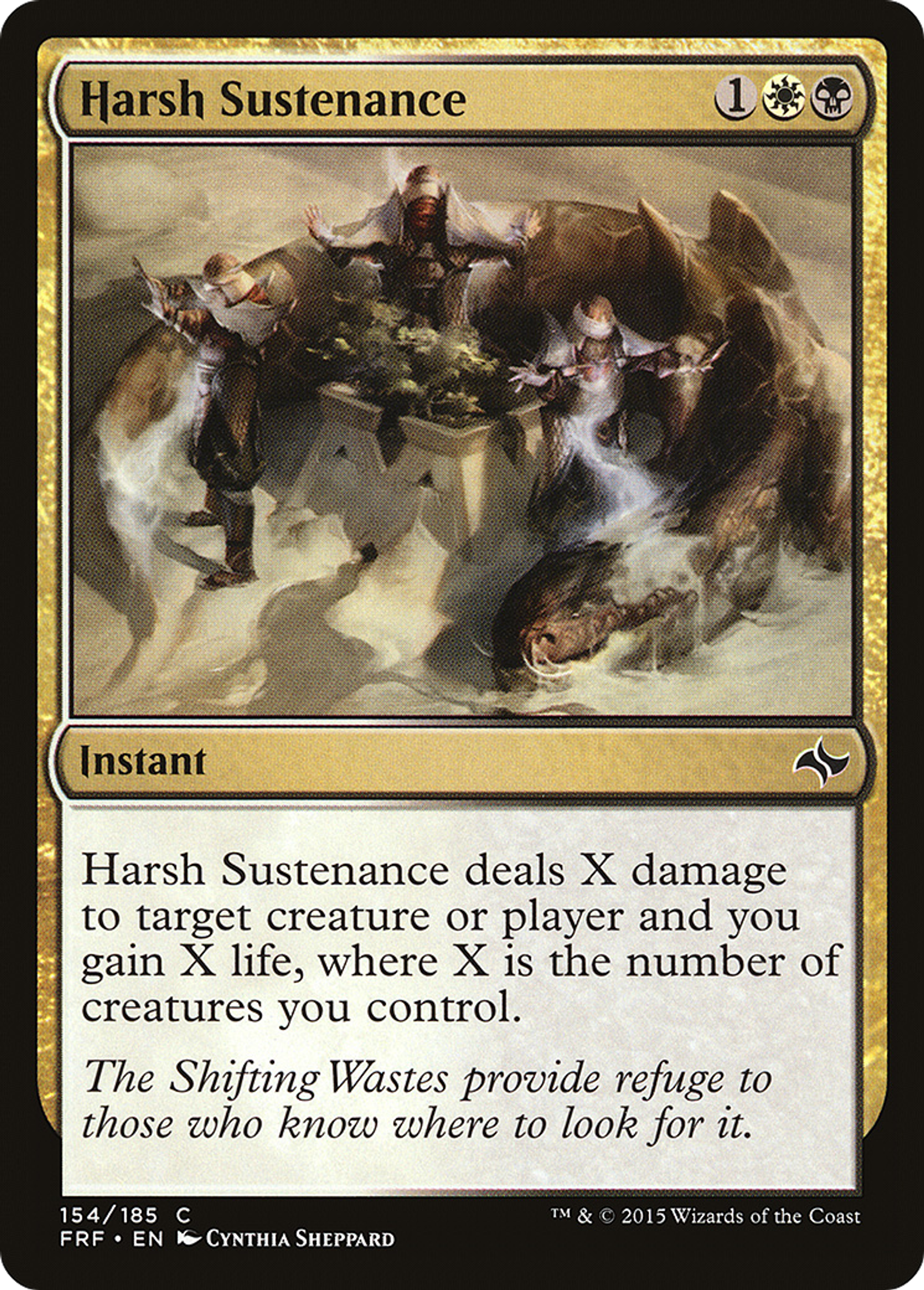 Harsh Sustenance — Fate Reforged — Magic: The Gathering