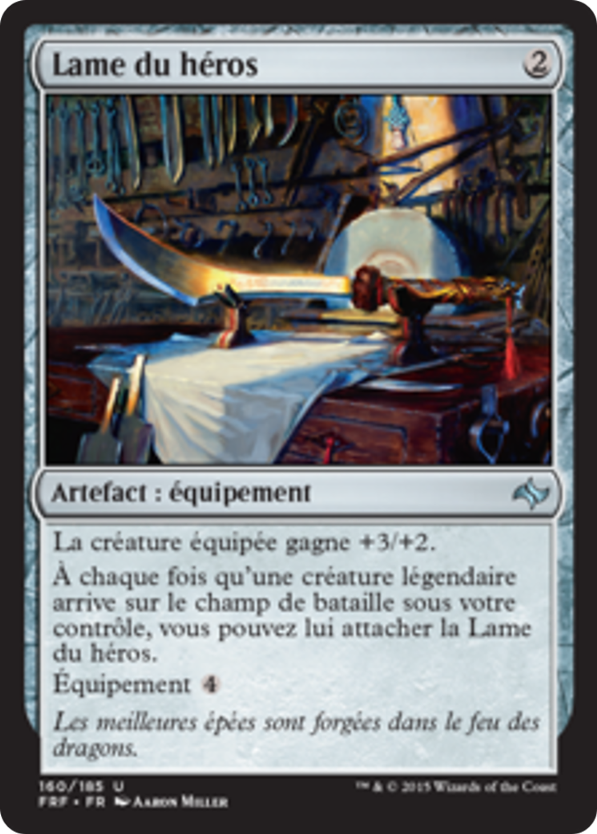 Lame du héros — Fate Reforged — Magic: The Gathering