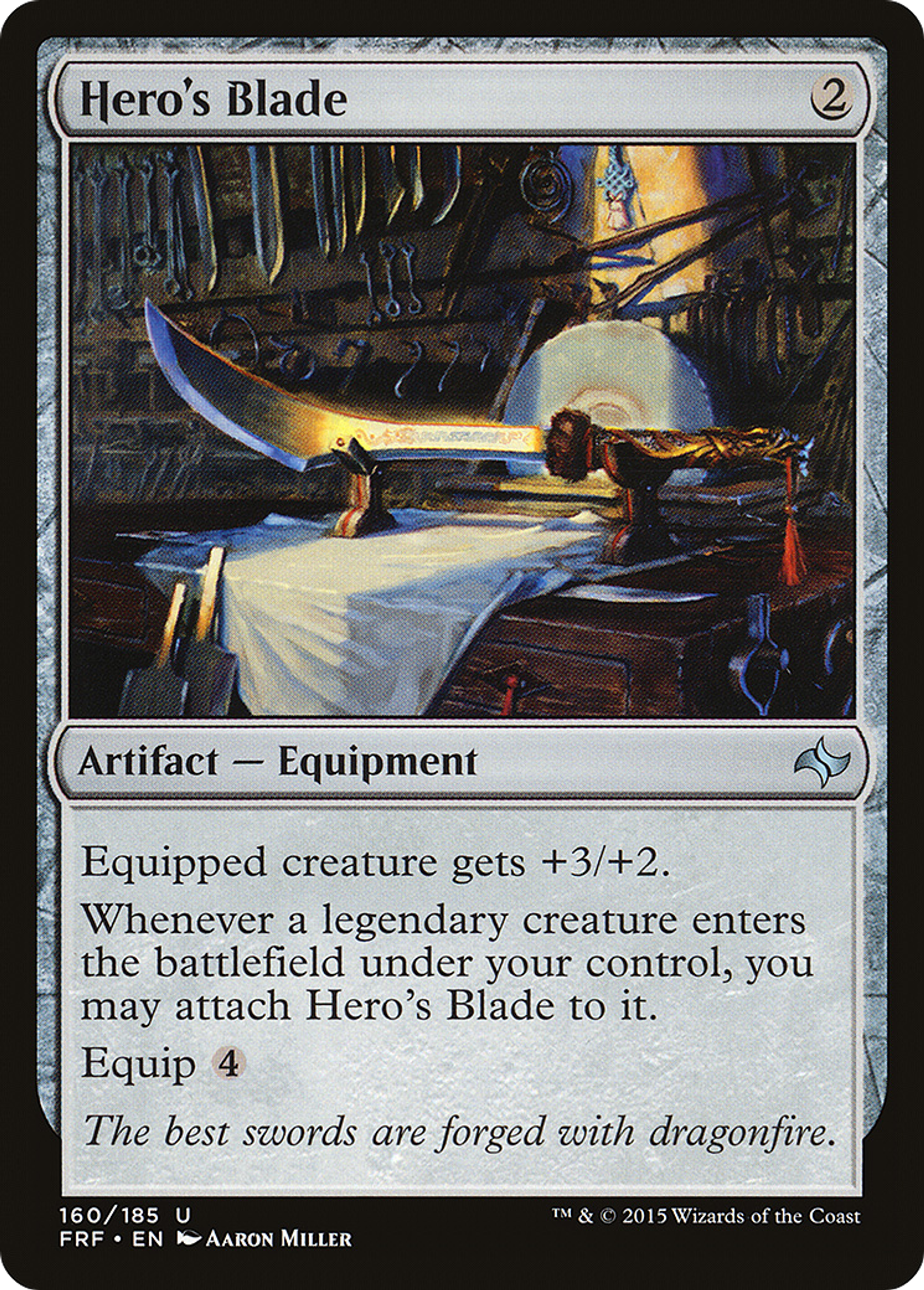 Hero's Blade — Fate Reforged — Magic: The Gathering