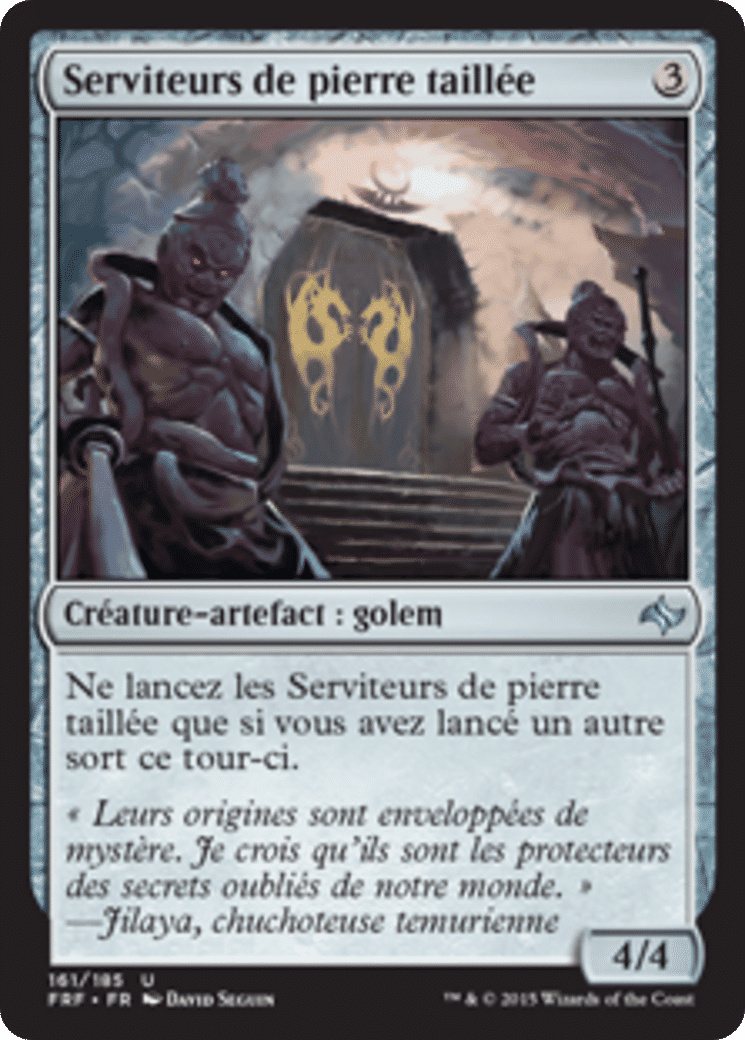 Serviteurs de pierre taillée — Fate Reforged — Magic: The Gathering