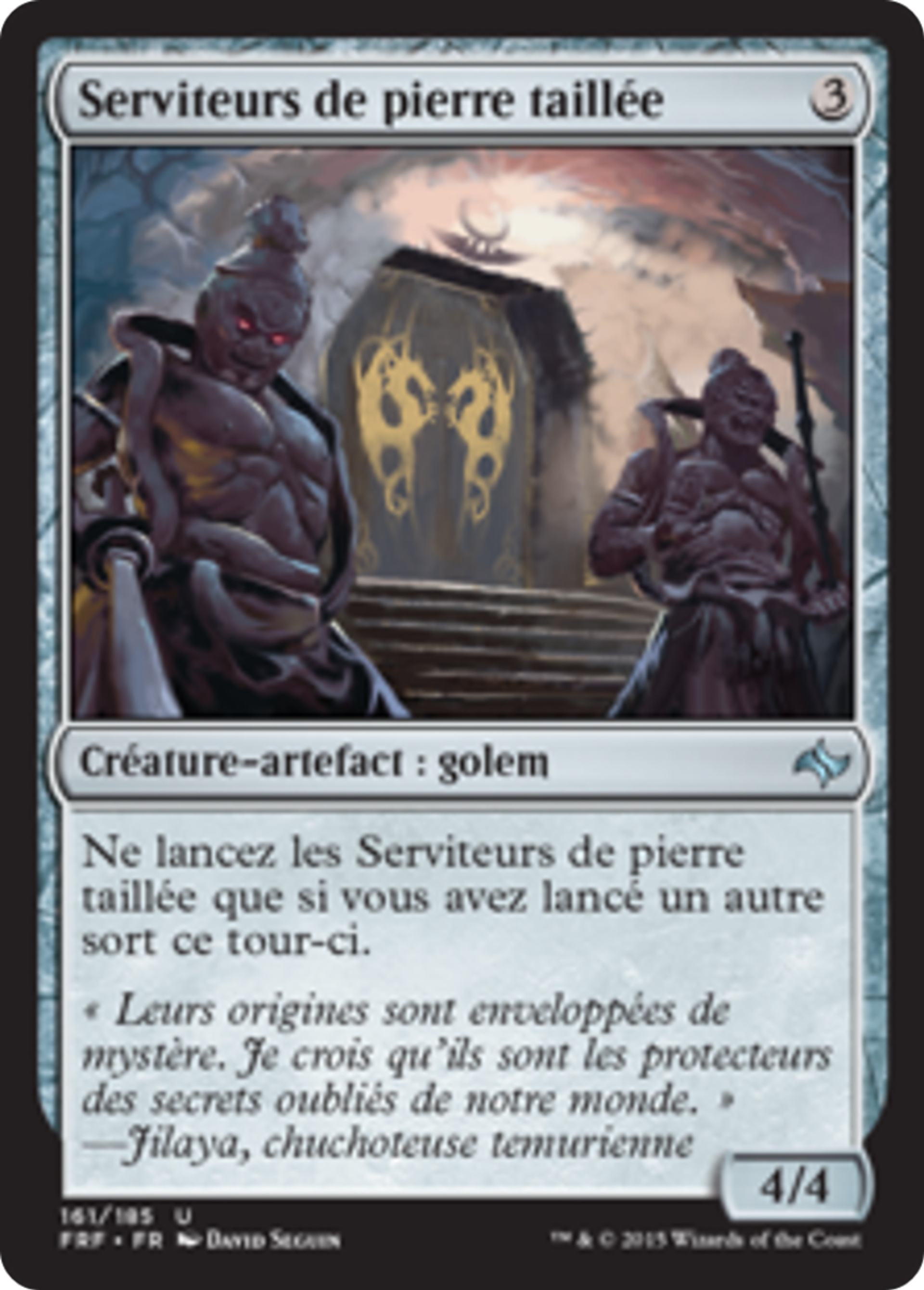 Serviteurs de pierre taillée — Fate Reforged — Magic: The Gathering