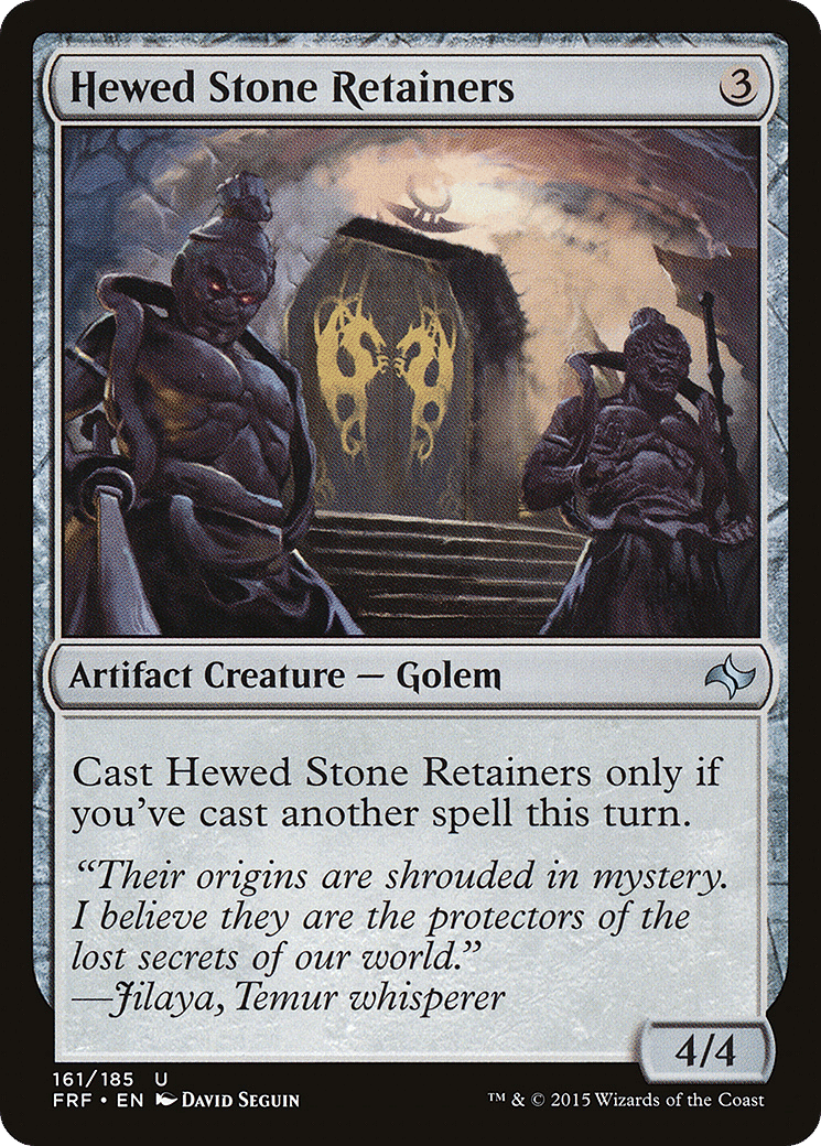 Hewed Stone Retainers — Fate Reforged — Magic: The Gathering