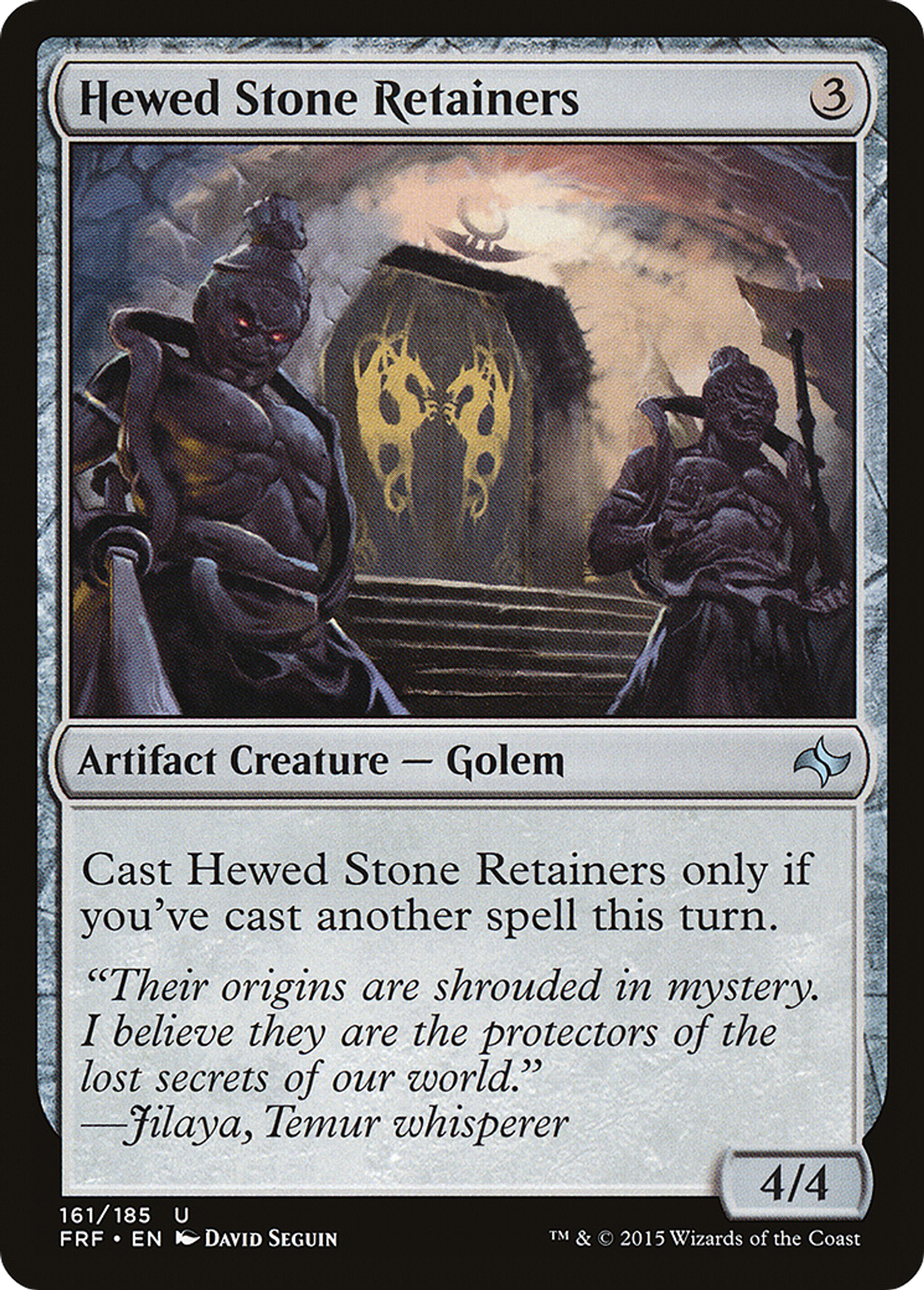 Hewed Stone Retainers — Fate Reforged — Magic: The Gathering