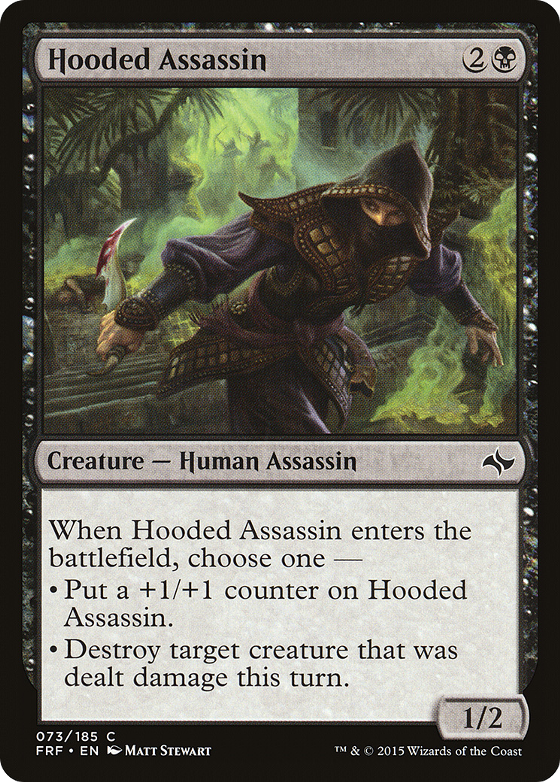 Hooded Assassin — Fate Reforged — Magic: The Gathering