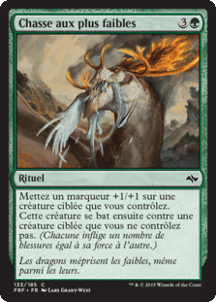 Chasse aux plus faibles — Fate Reforged — Magic: The Gathering