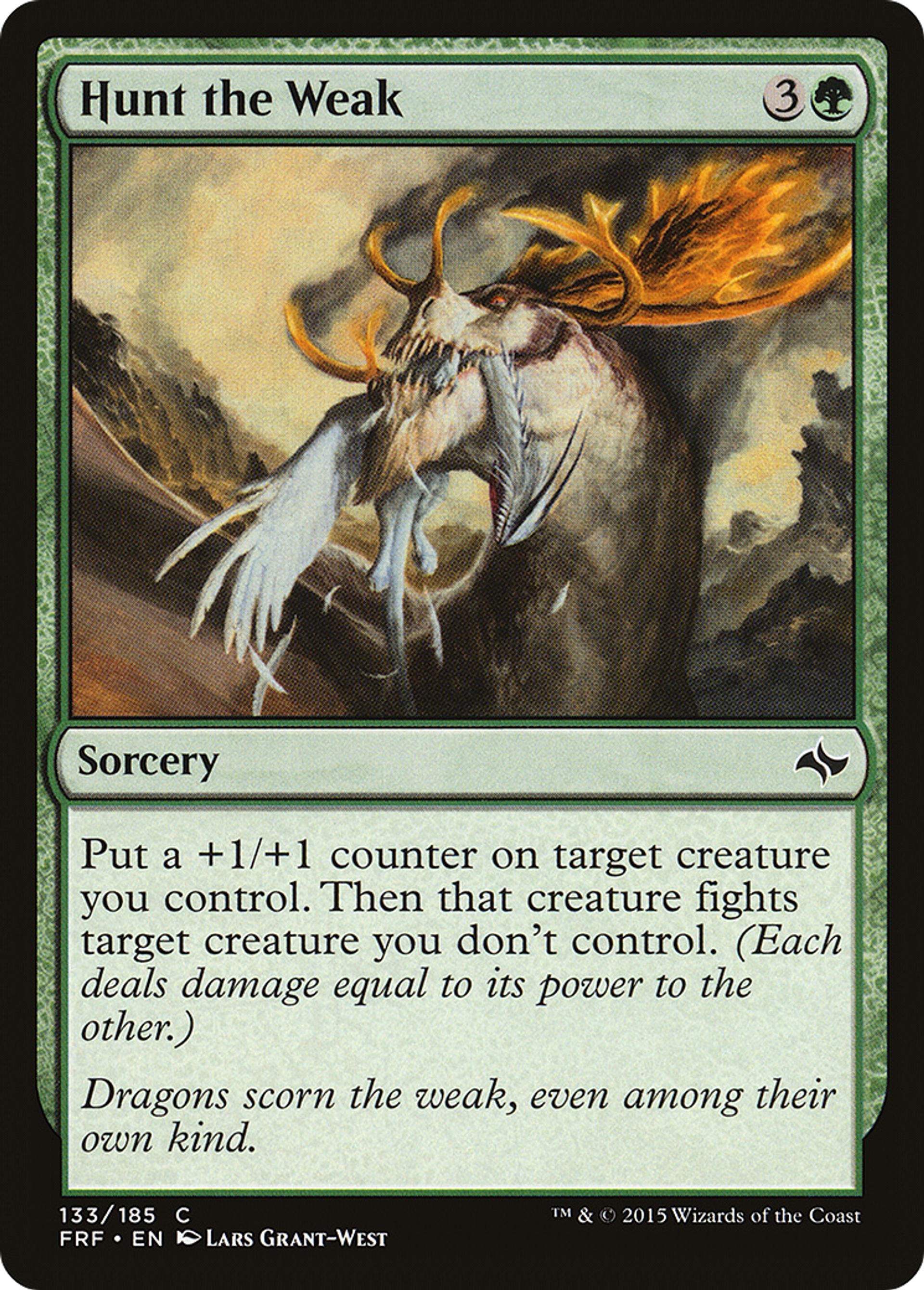 Hunt the Weak — Fate Reforged — Magic: The Gathering