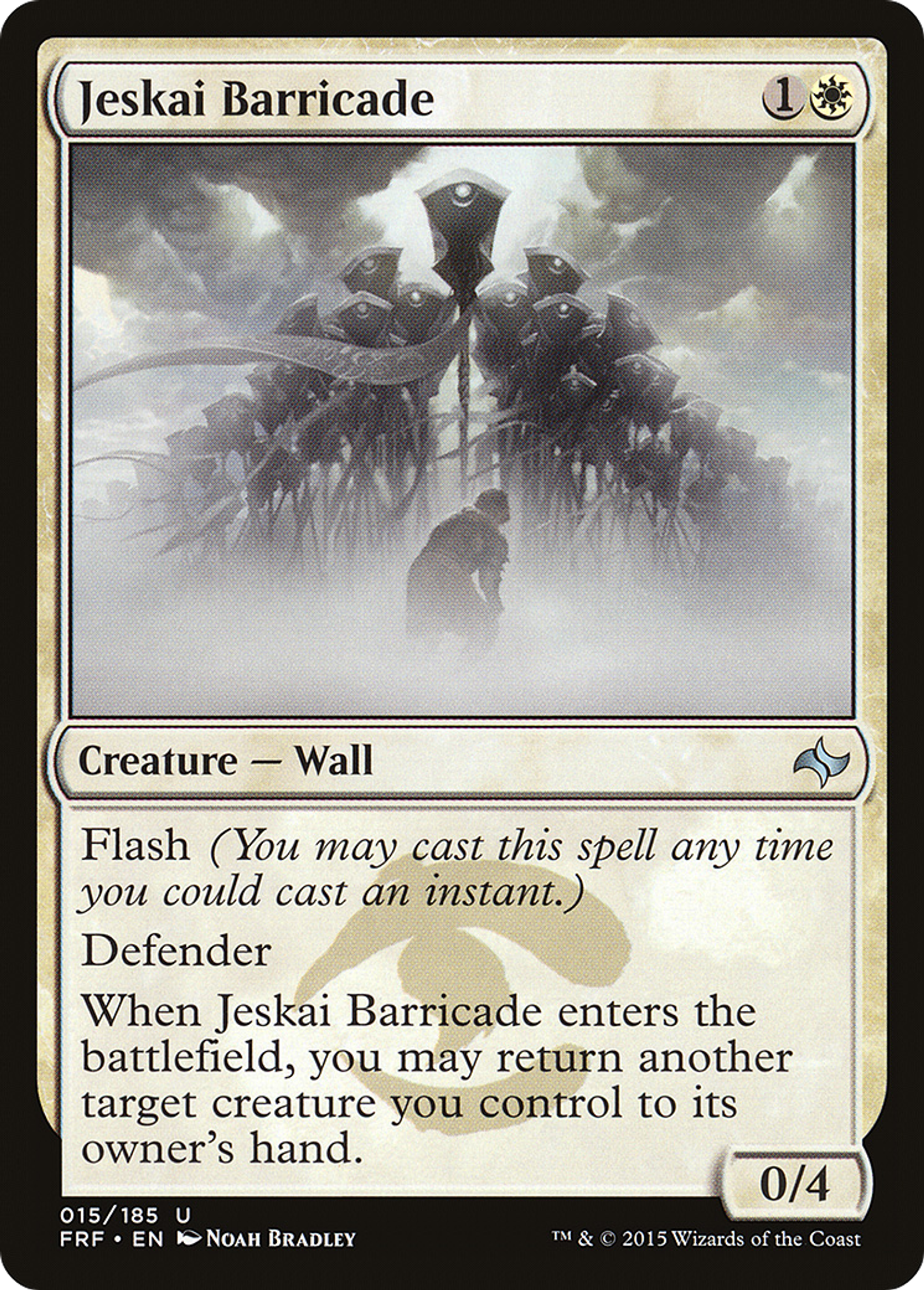 Jeskai Barricade — Fate Reforged — Magic: The Gathering