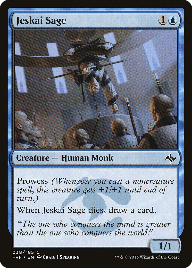 Jeskai Sage — Fate Reforged — Magic: The Gathering