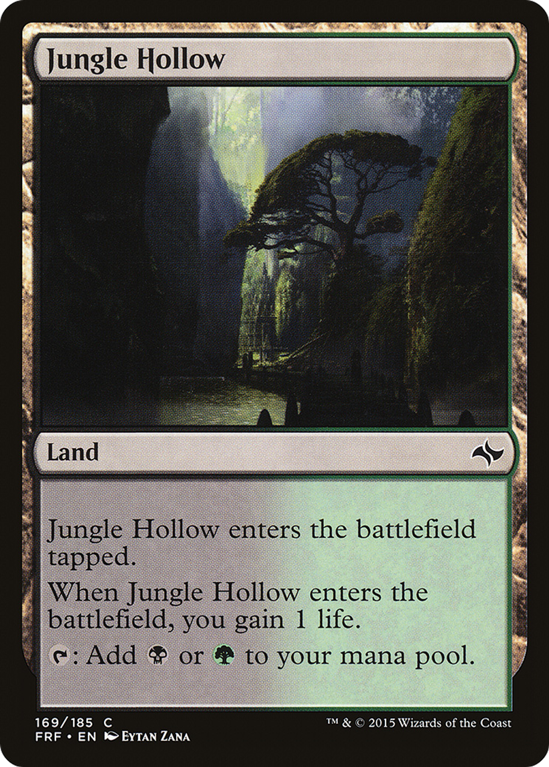 Jungle Hollow — Fate Reforged — Magic: The Gathering