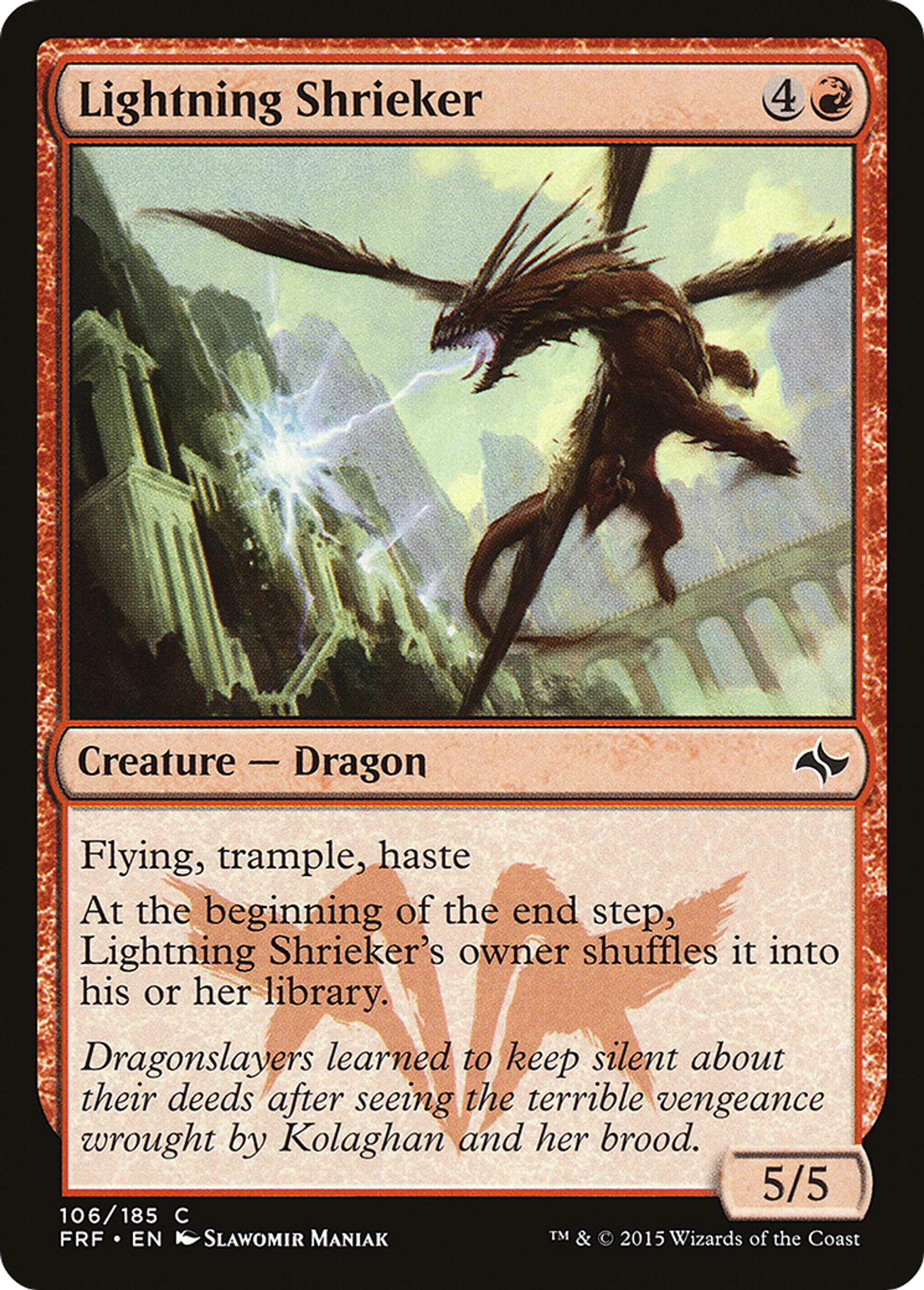 Lightning Shrieker — Fate Reforged — Magic: The Gathering