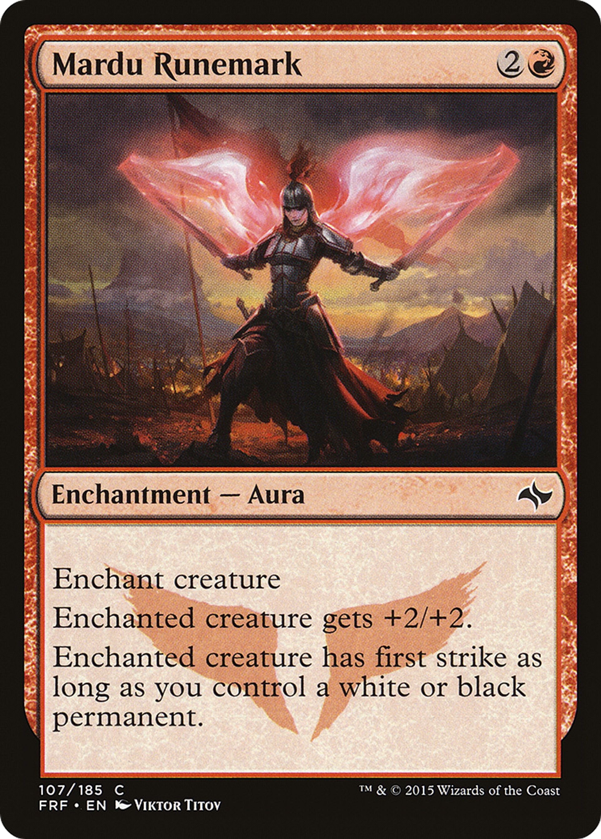 Mardu Runemark — Fate Reforged — Magic: The Gathering