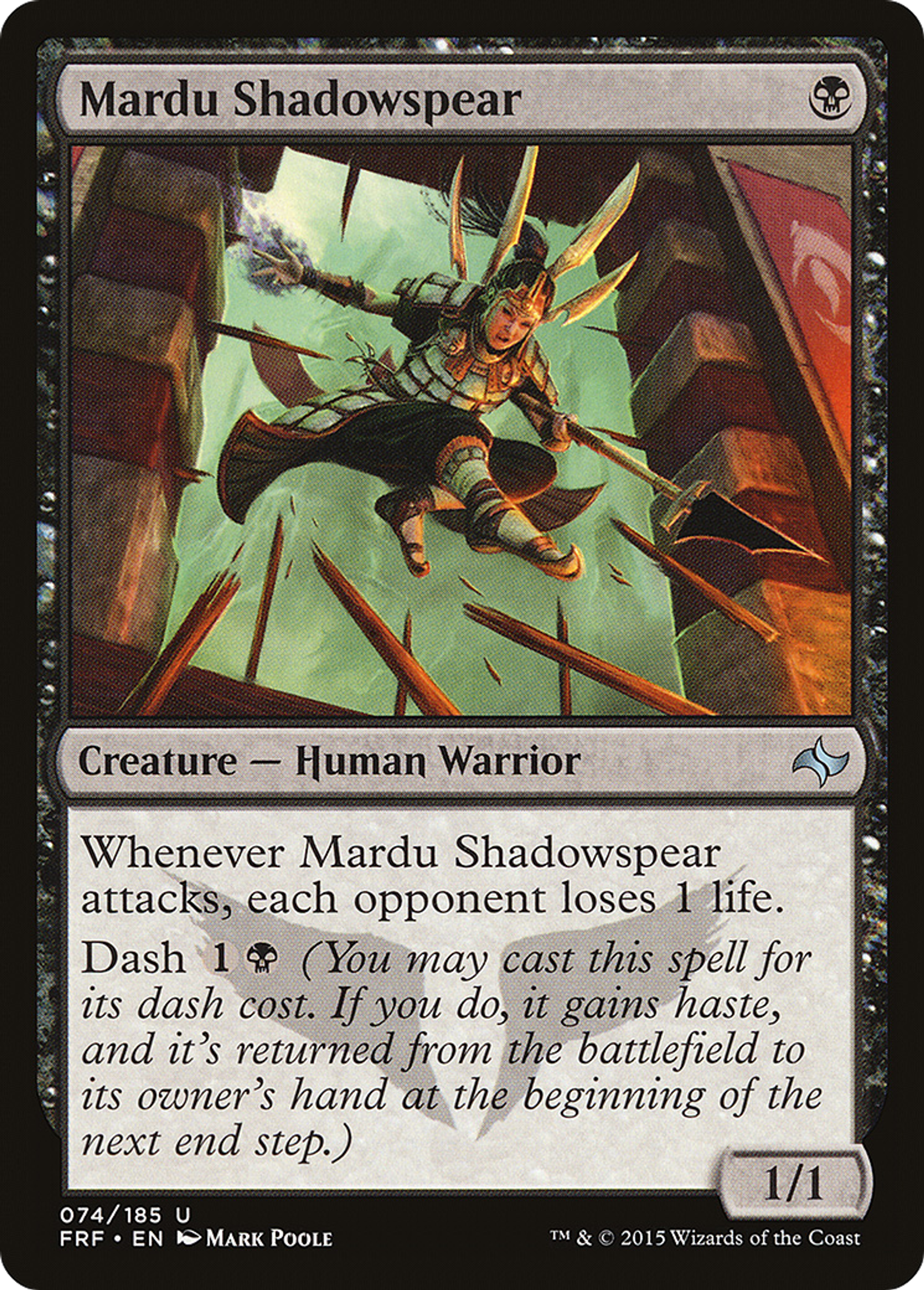 Mardu Shadowspear — Fate Reforged — Magic: The Gathering
