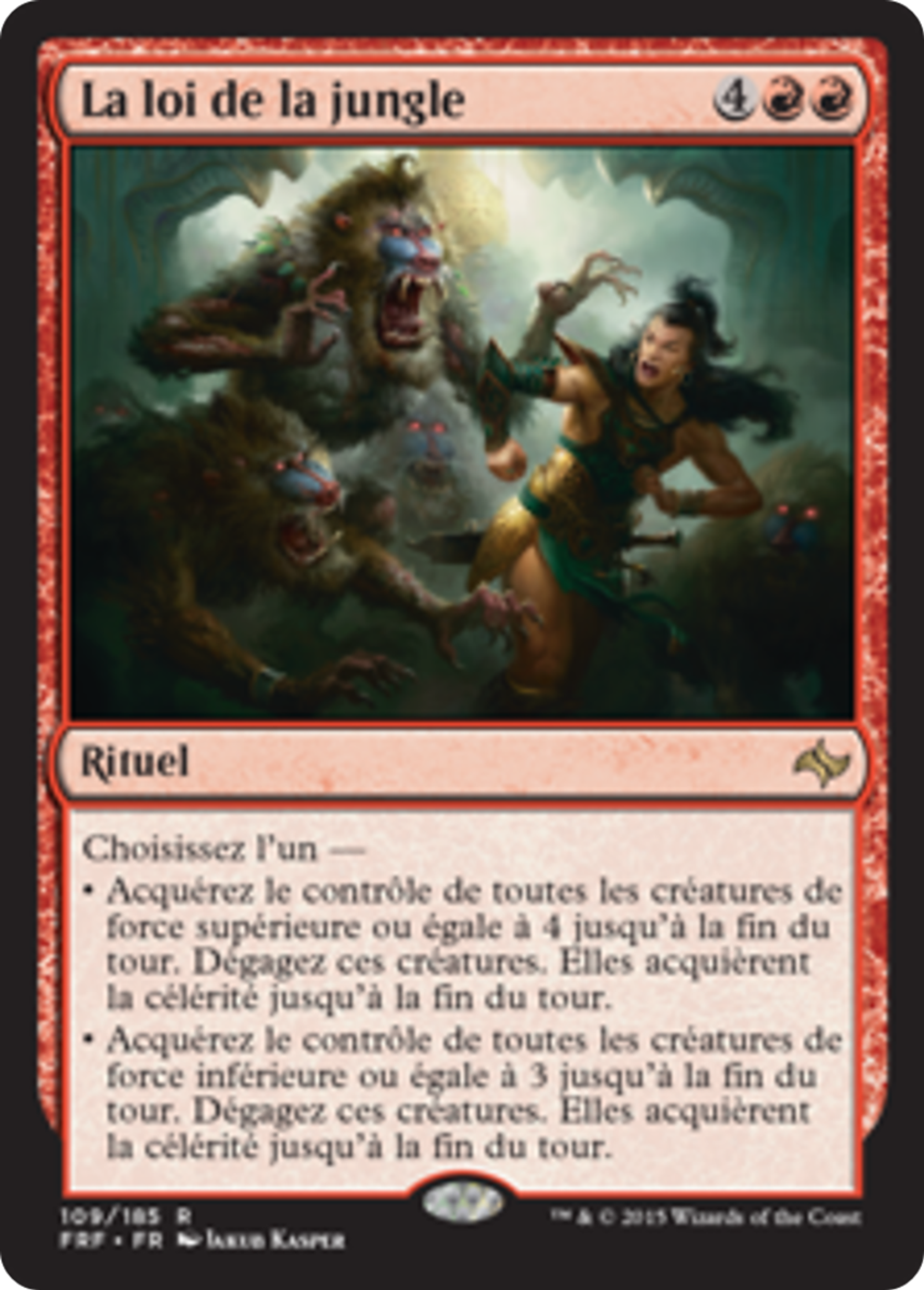 La loi de la jungle — Fate Reforged — Magic: The Gathering
