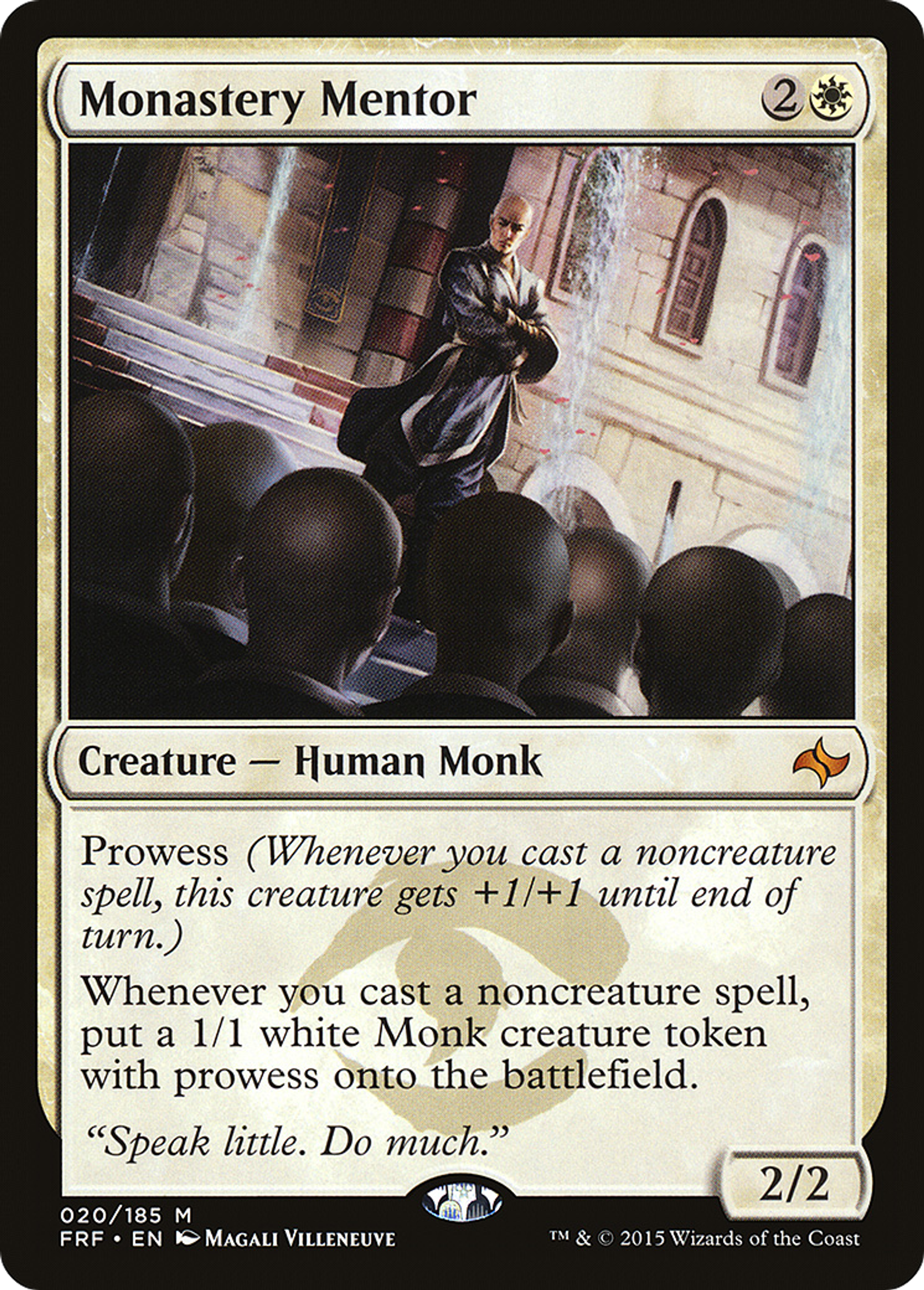 Mentor du monastère — Fate Reforged — Magic: The Gathering