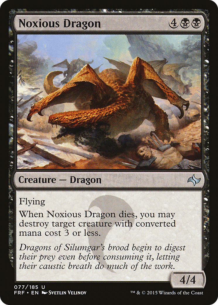 Noxious Dragon — Fate Reforged — Magic: The Gathering