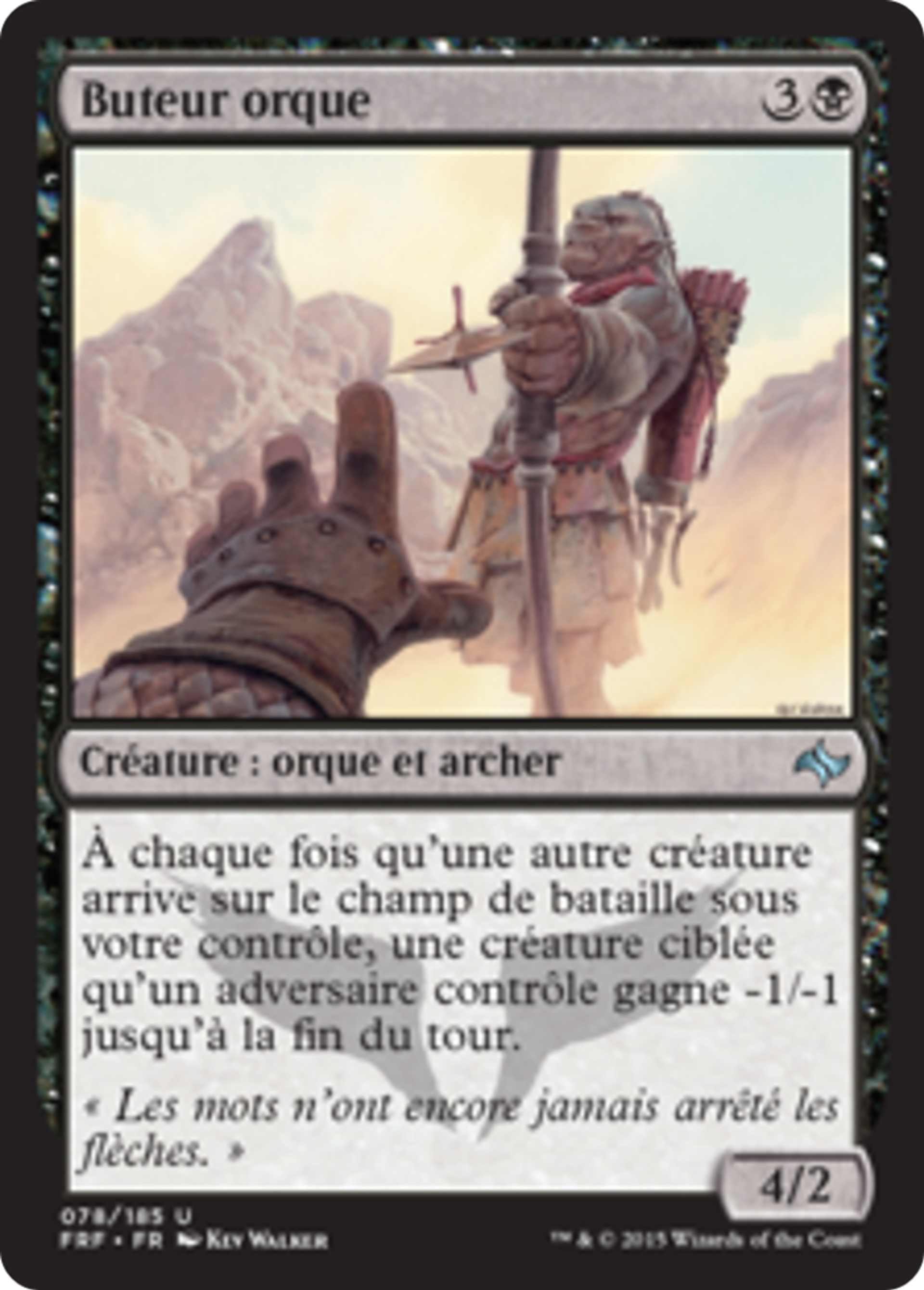 Buteur orque — Fate Reforged — Magic: The Gathering