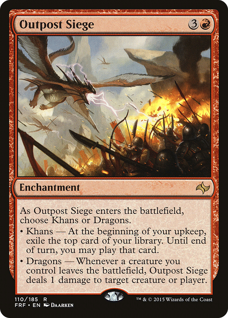 Outpost Siege — Fate Reforged — Magic: The Gathering
