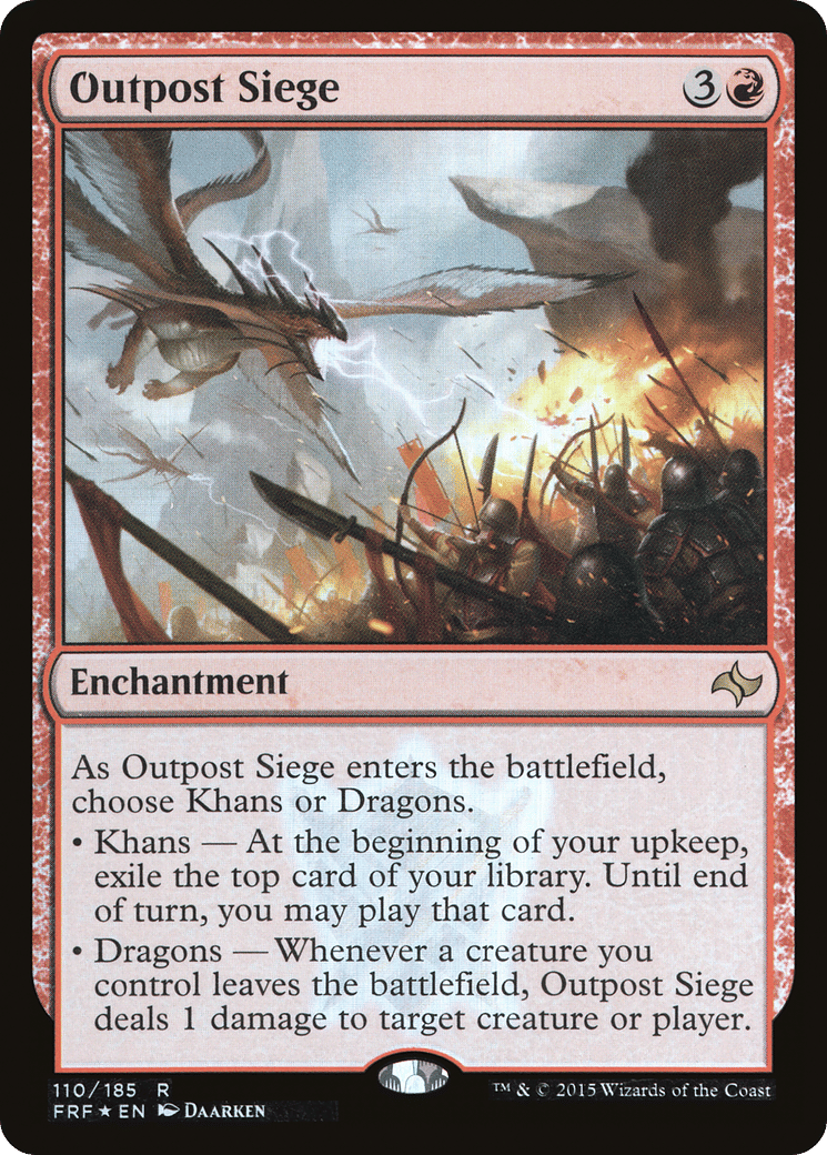 Outpost Siege — Fate Reforged — Magic: The Gathering