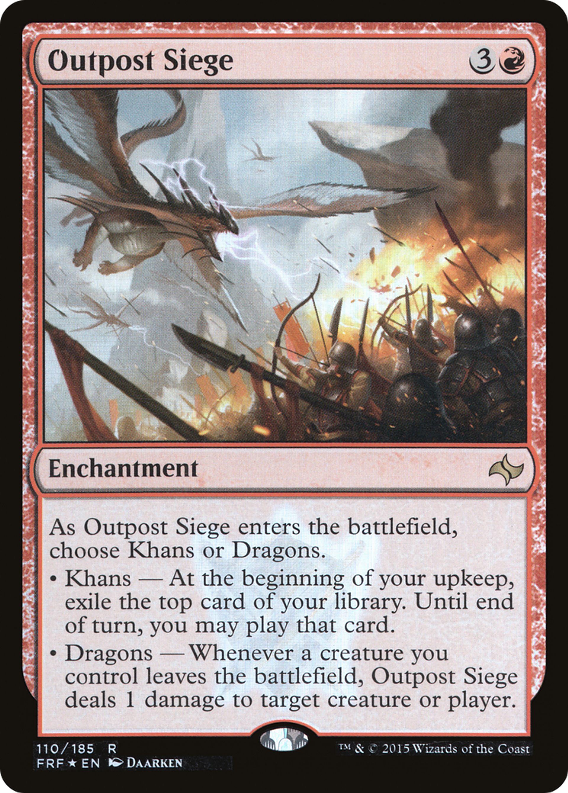 Outpost Siege — Fate Reforged — Magic: The Gathering